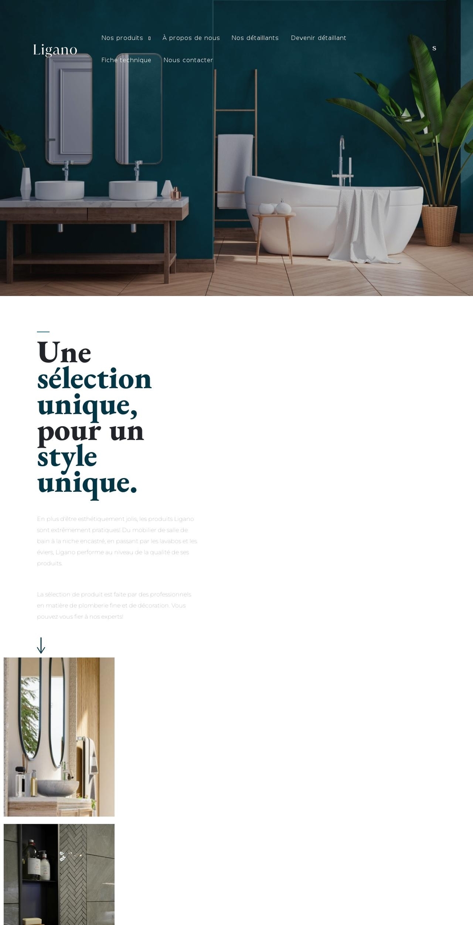 ligano.ca shopify website screenshot