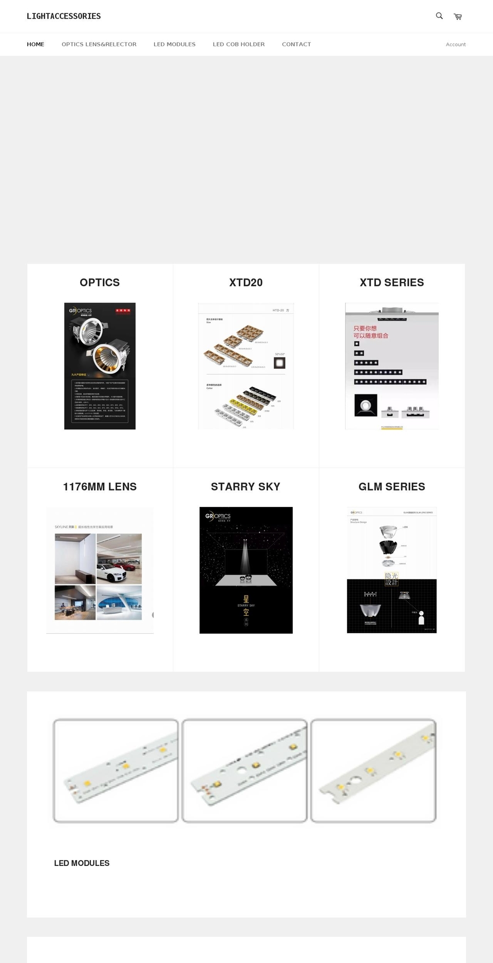 light-accessories.com shopify website screenshot