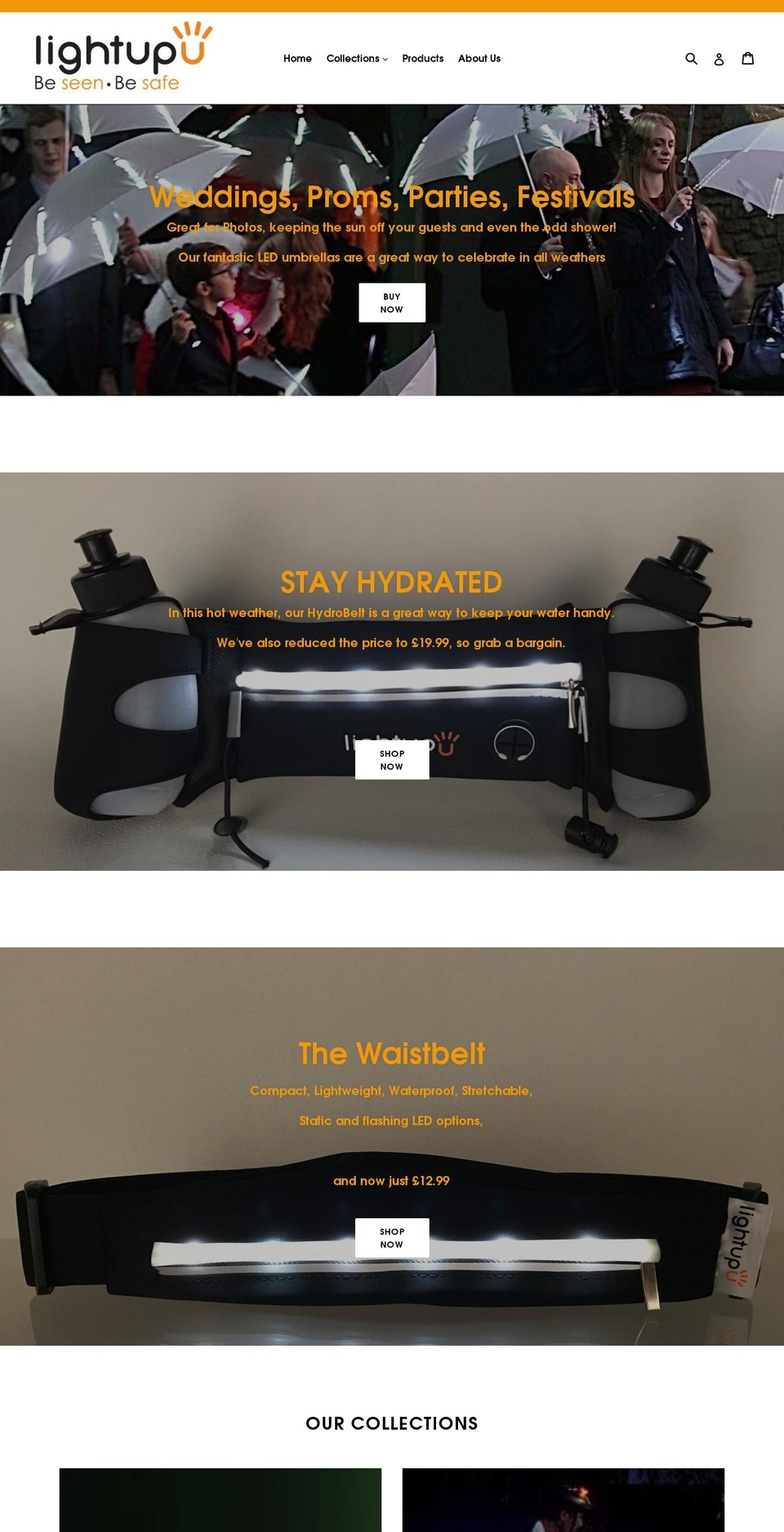light-up-u.com — Shopify storefront screenshot