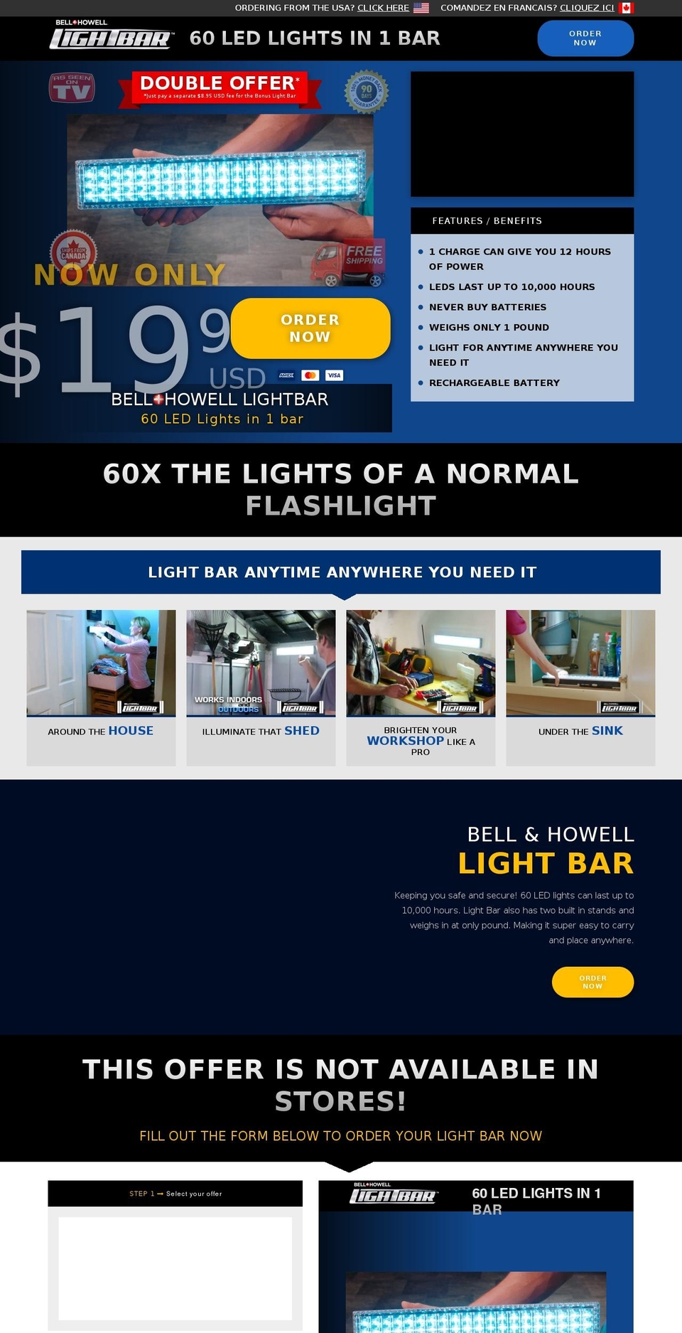 lightbar.ca shopify website screenshot