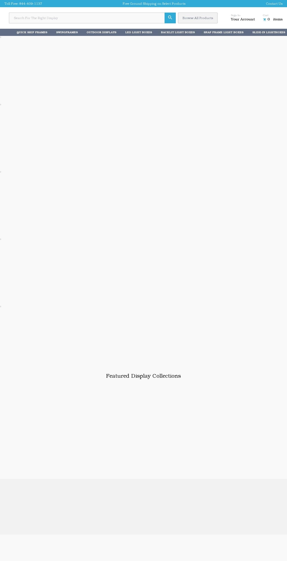 lightboxes4sale.com shopify website screenshot