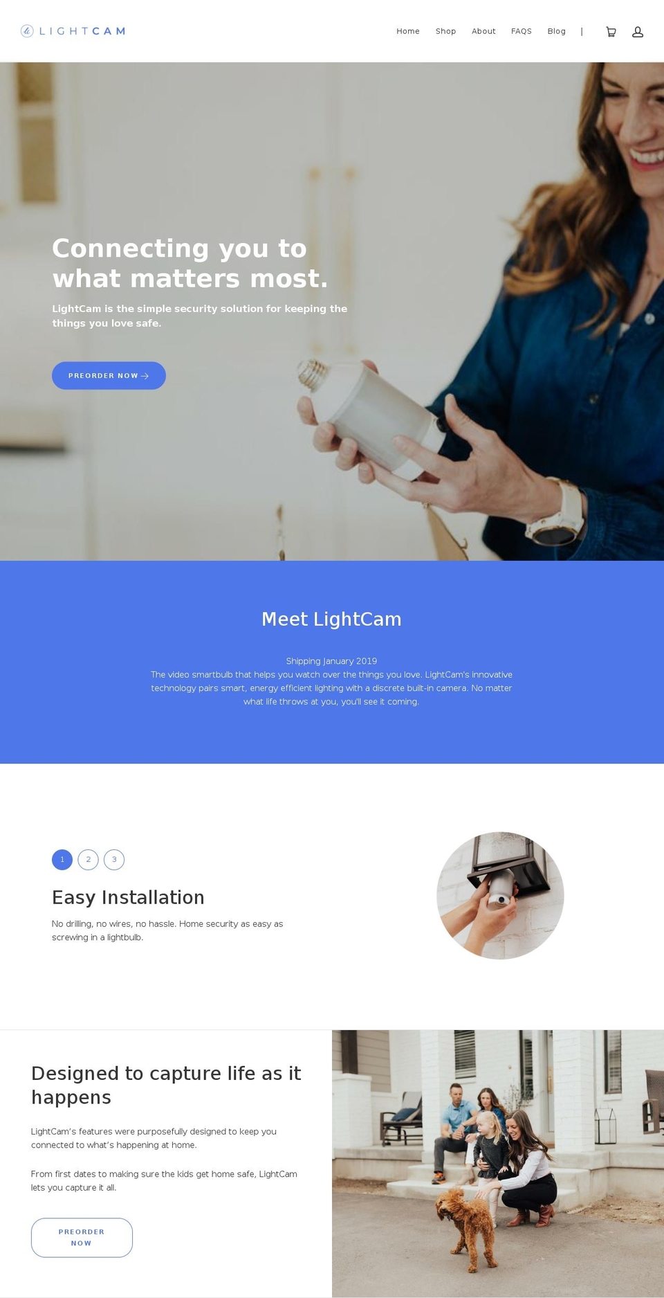 lightcam.com — Shopify storefront screenshot
