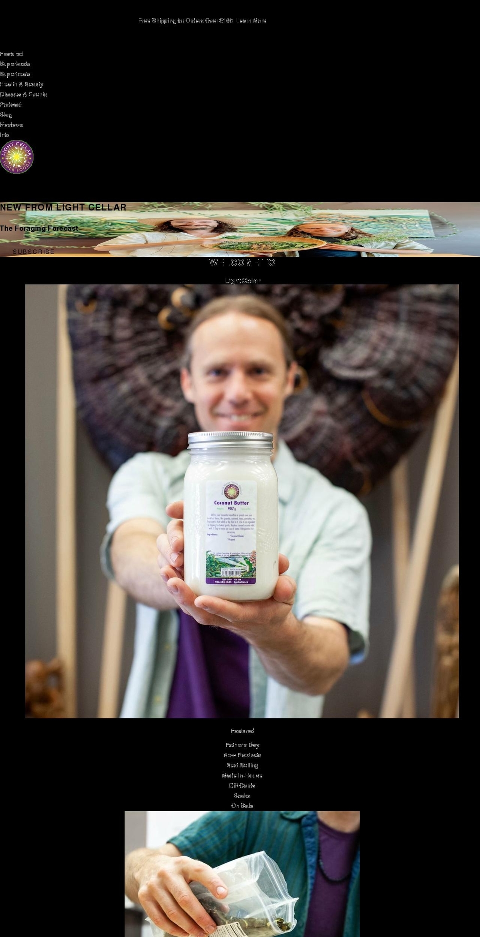 lightcellar.ca shopify website screenshot