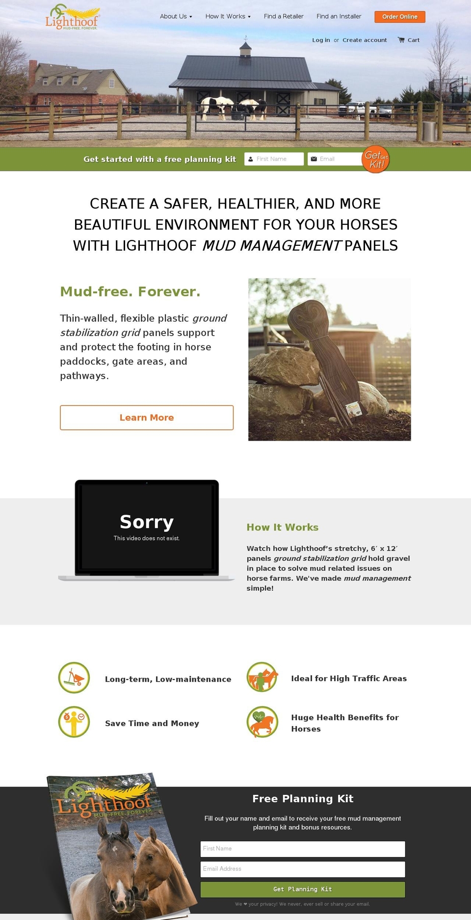 Lighthoof Custom Shopify theme site example lightfootgeosolutions.com