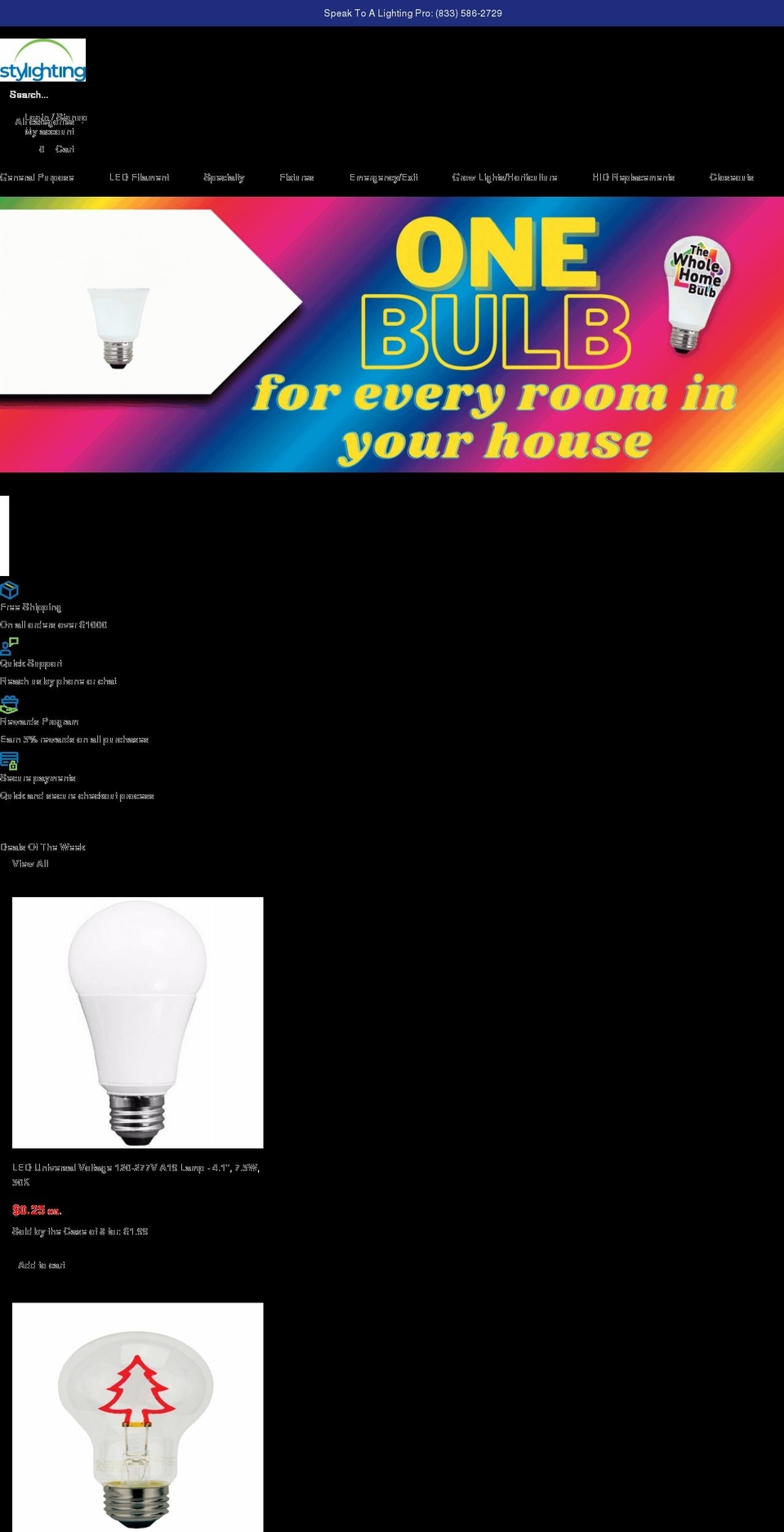 lighting-newco.myshopify.com shopify website screenshot