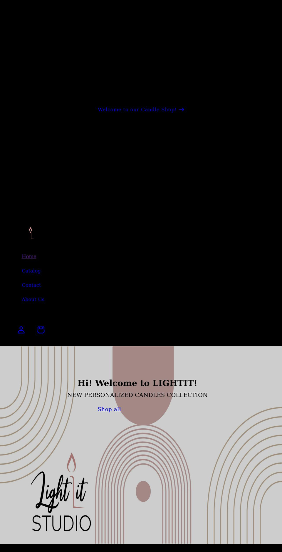 lightitstudio.com shopify website screenshot