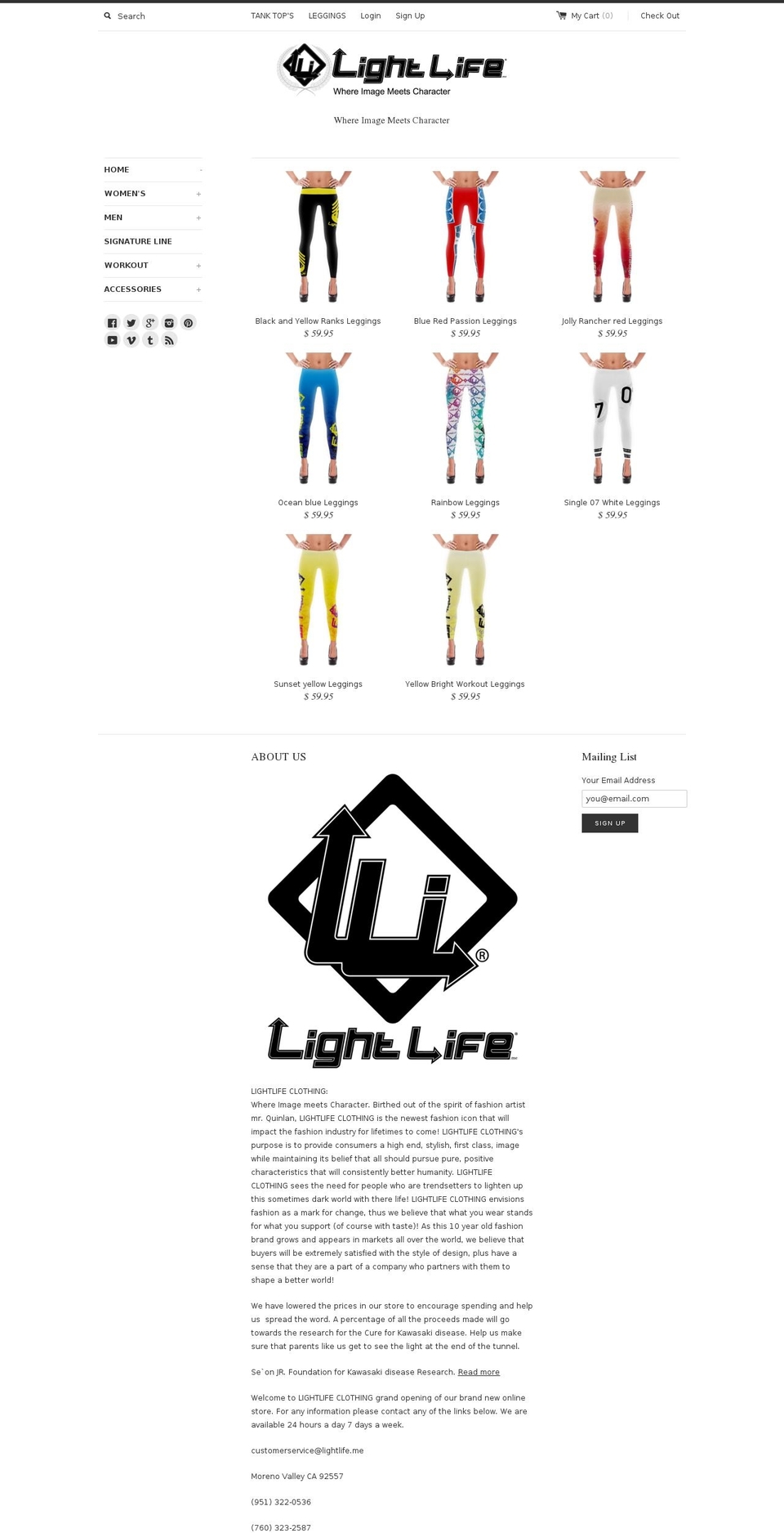 lightlife.me shopify website screenshot