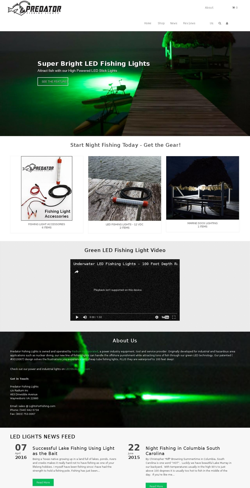 lightsforfishing-com-apollo-shopify-theme Shopify theme site example lights4fishing.com