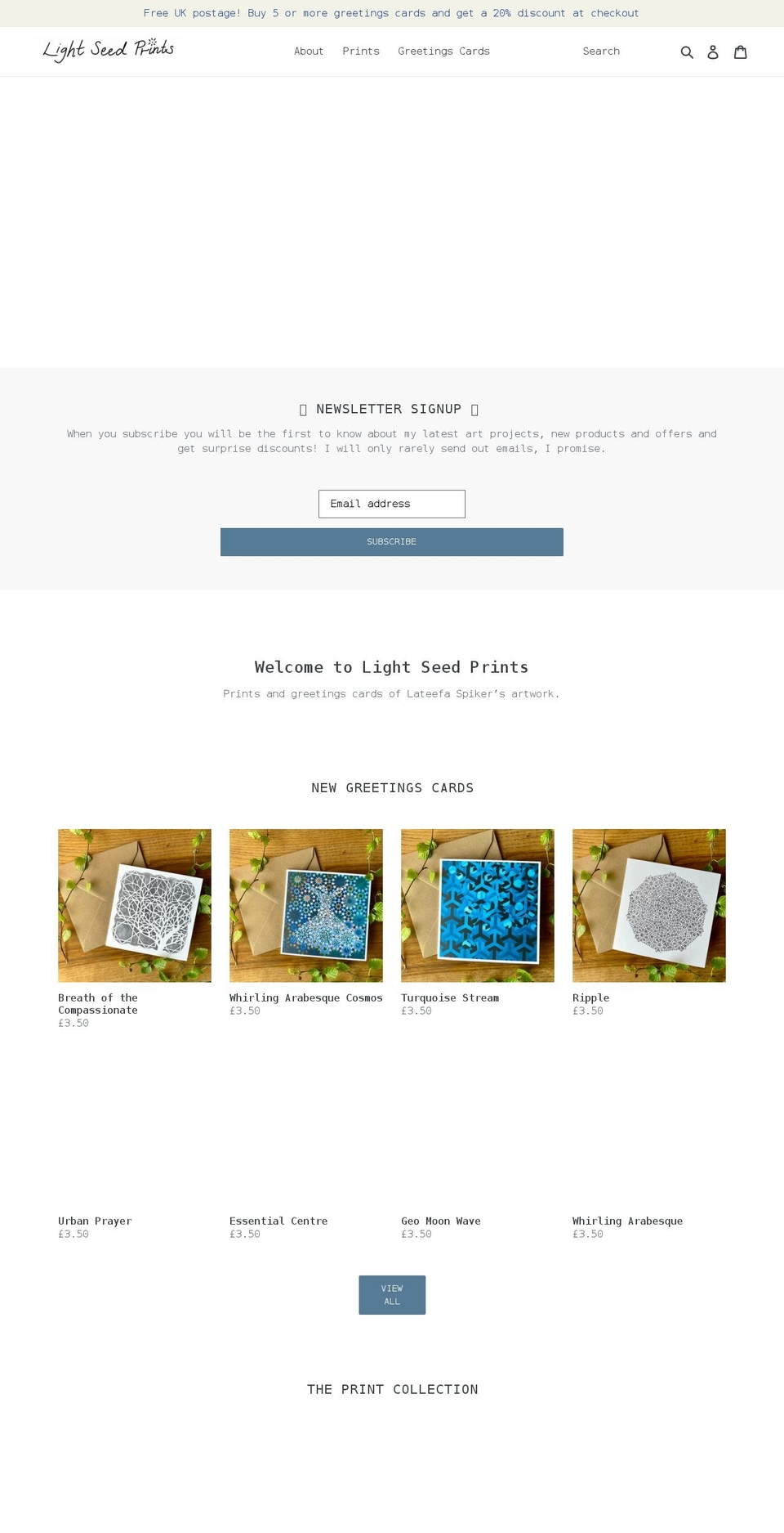 lightseeds.co.uk shopify website screenshot