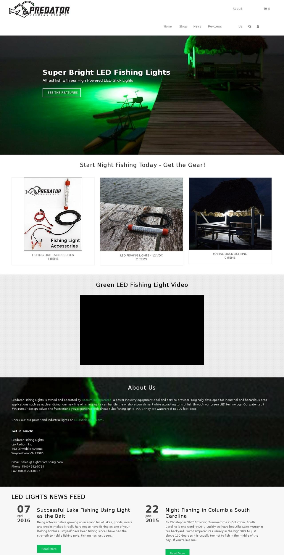 lightsforfishing-com-apollo-shopify-theme Shopify theme site example lightsforfishing.com