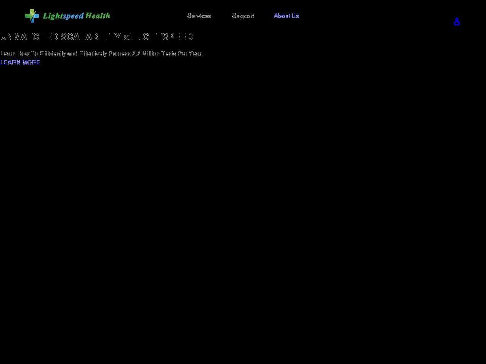 lightspeedhealth.com shopify website screenshot
