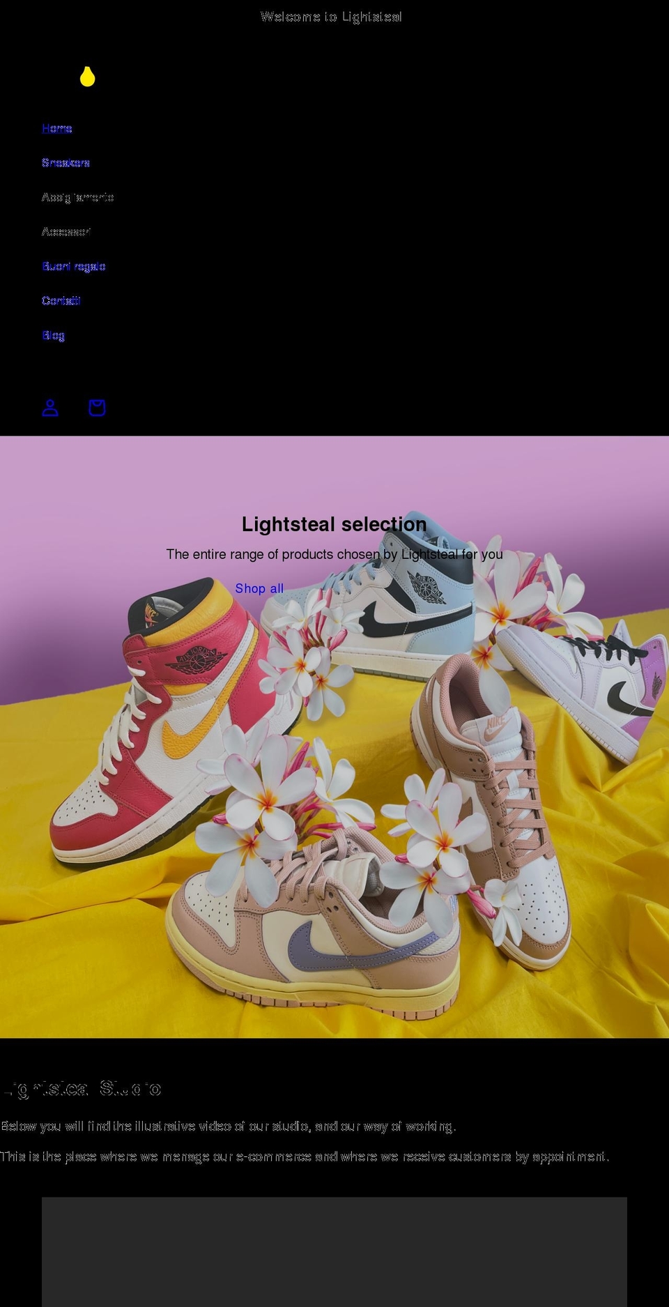 lightsteal.com shopify website screenshot