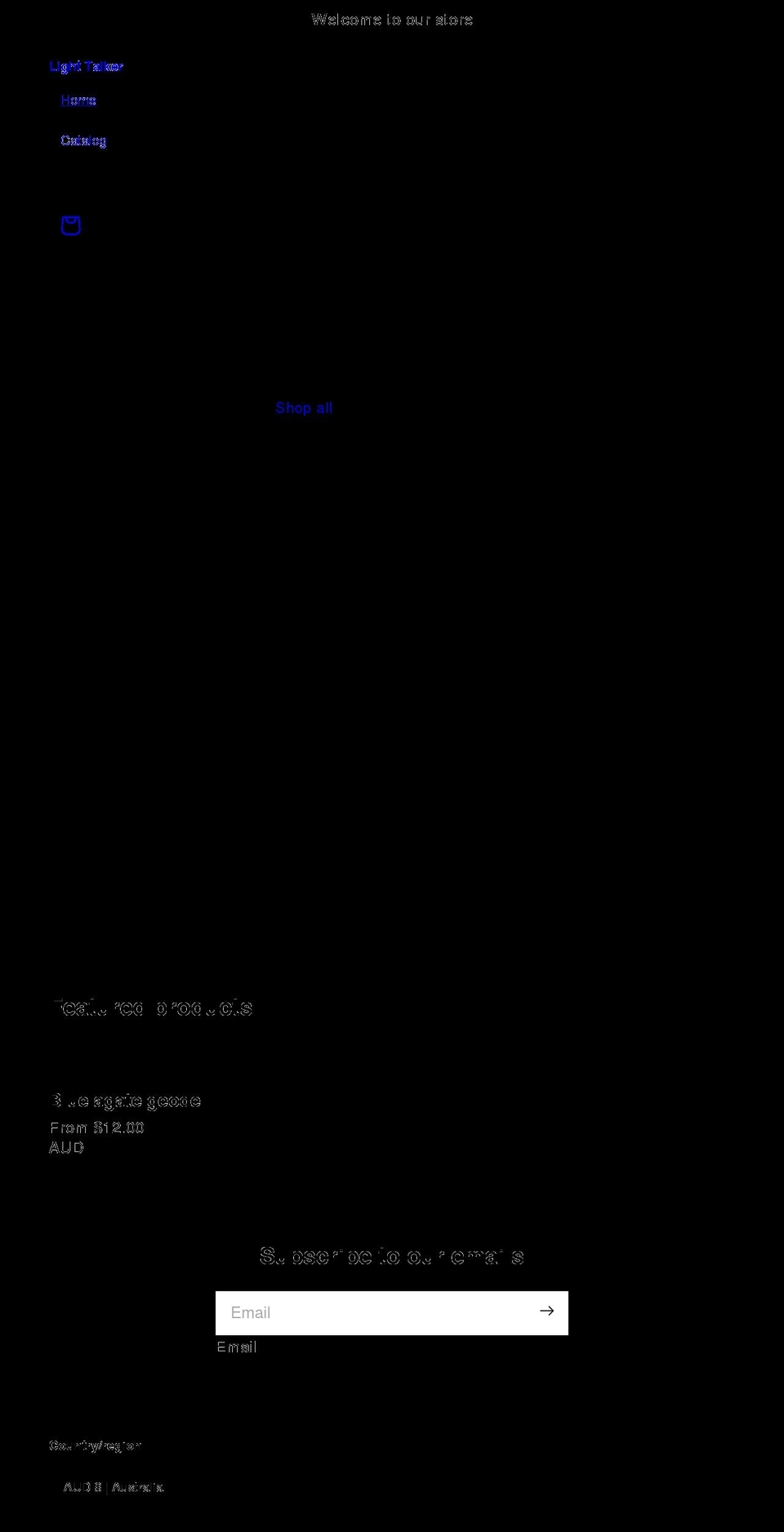 lighttalker.com shopify website screenshot