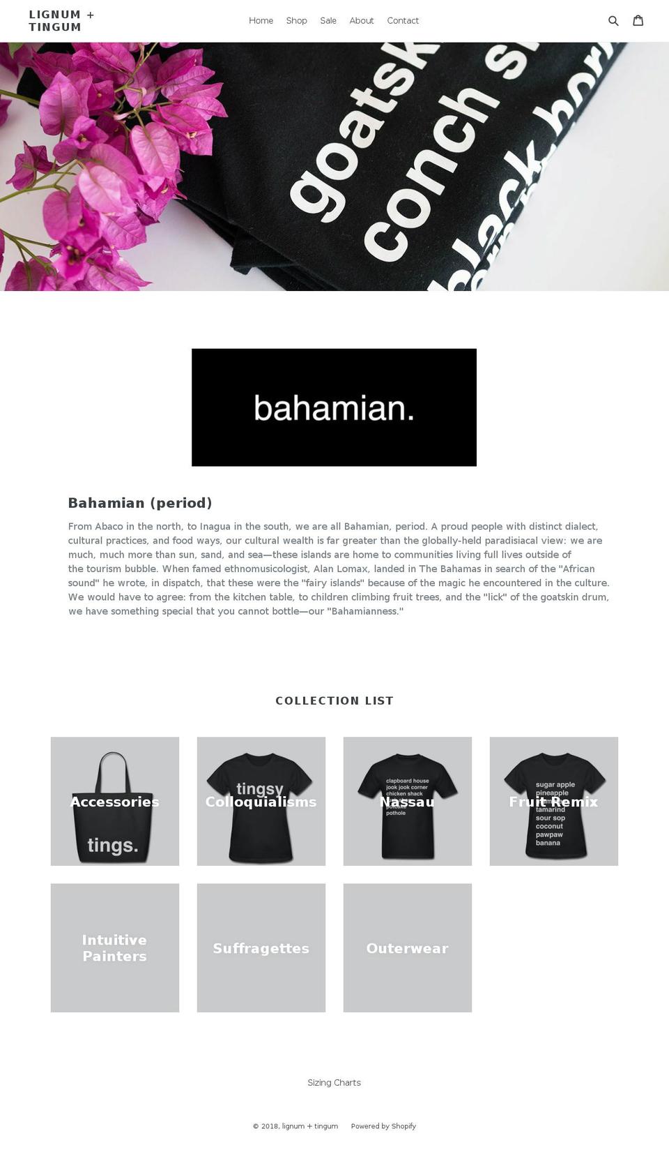 lignumandtingum.com shopify website screenshot