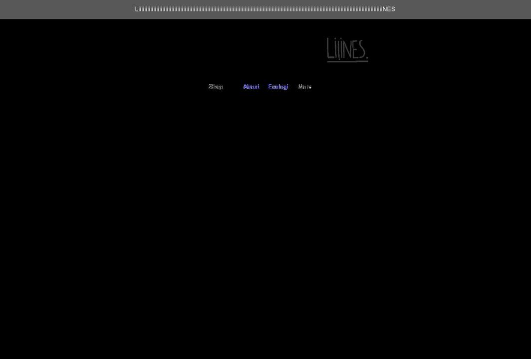 liiines.com shopify website screenshot