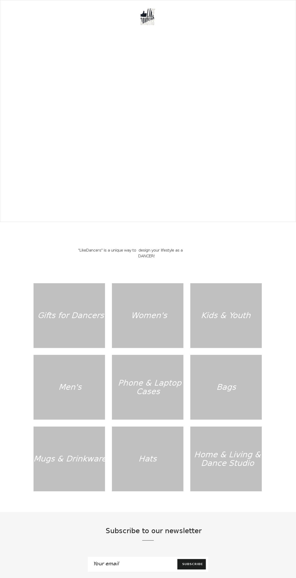 likedancers.com shopify website screenshot