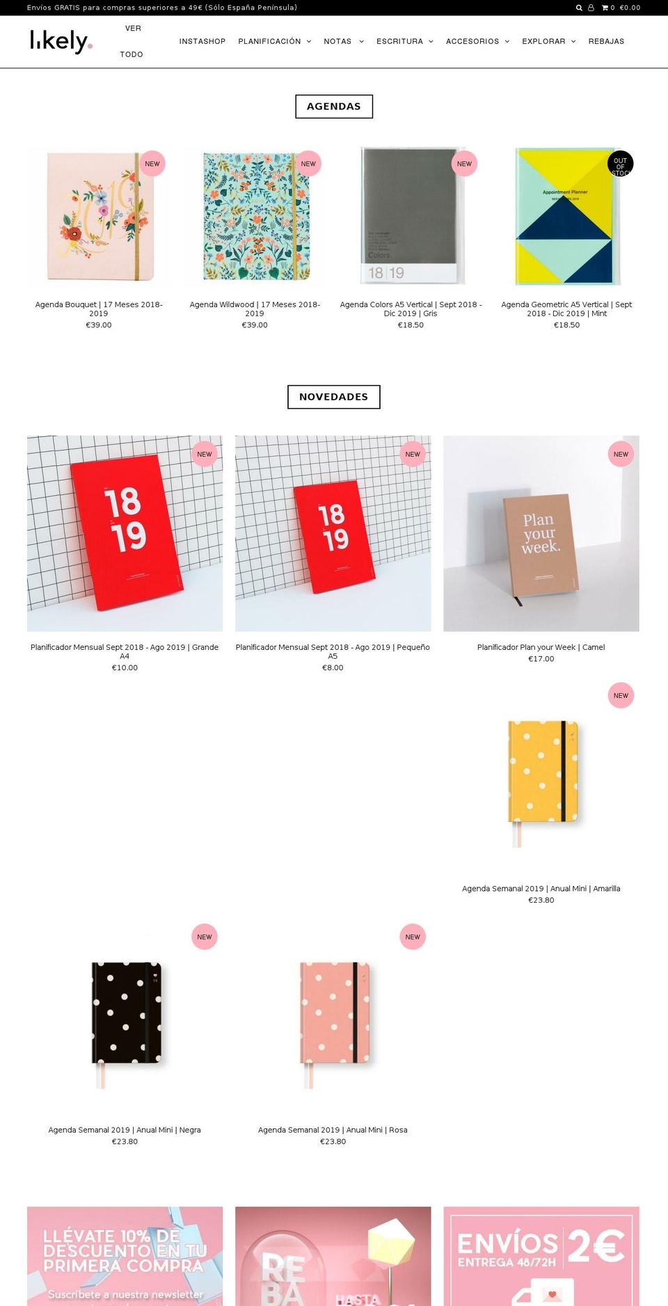 likely-shop.com shopify website screenshot