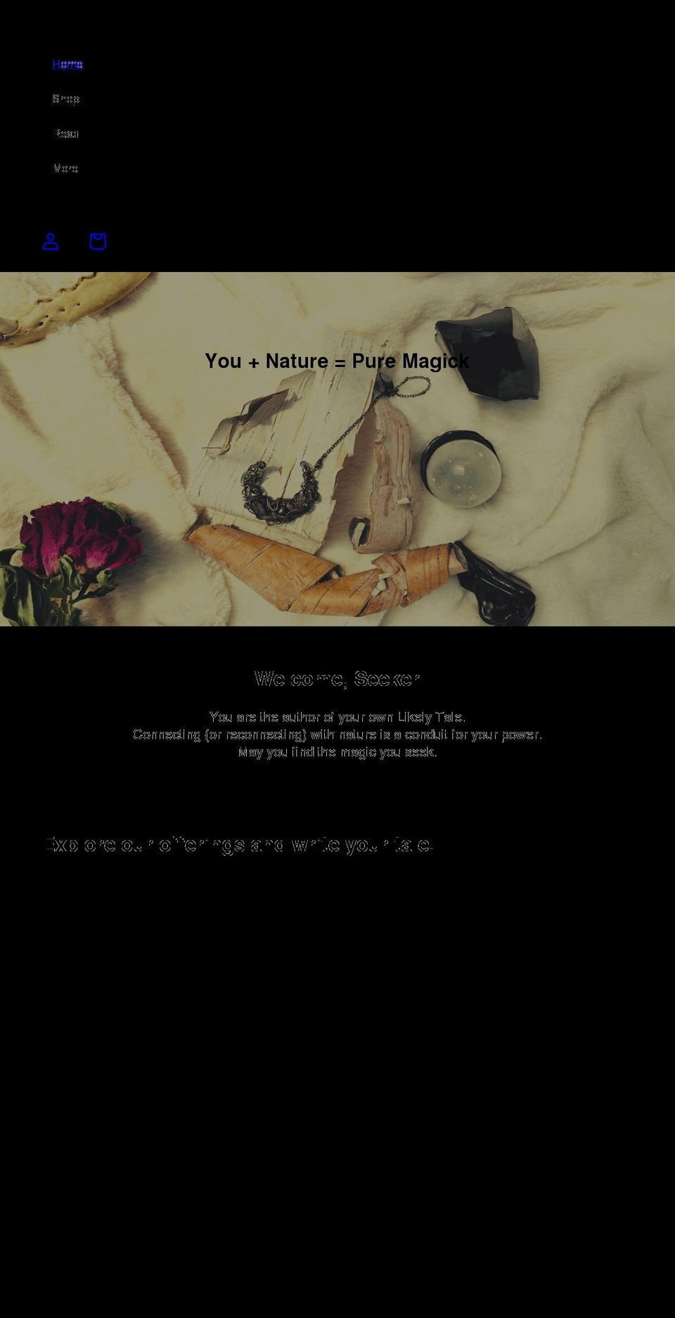 likelytale.com shopify website screenshot