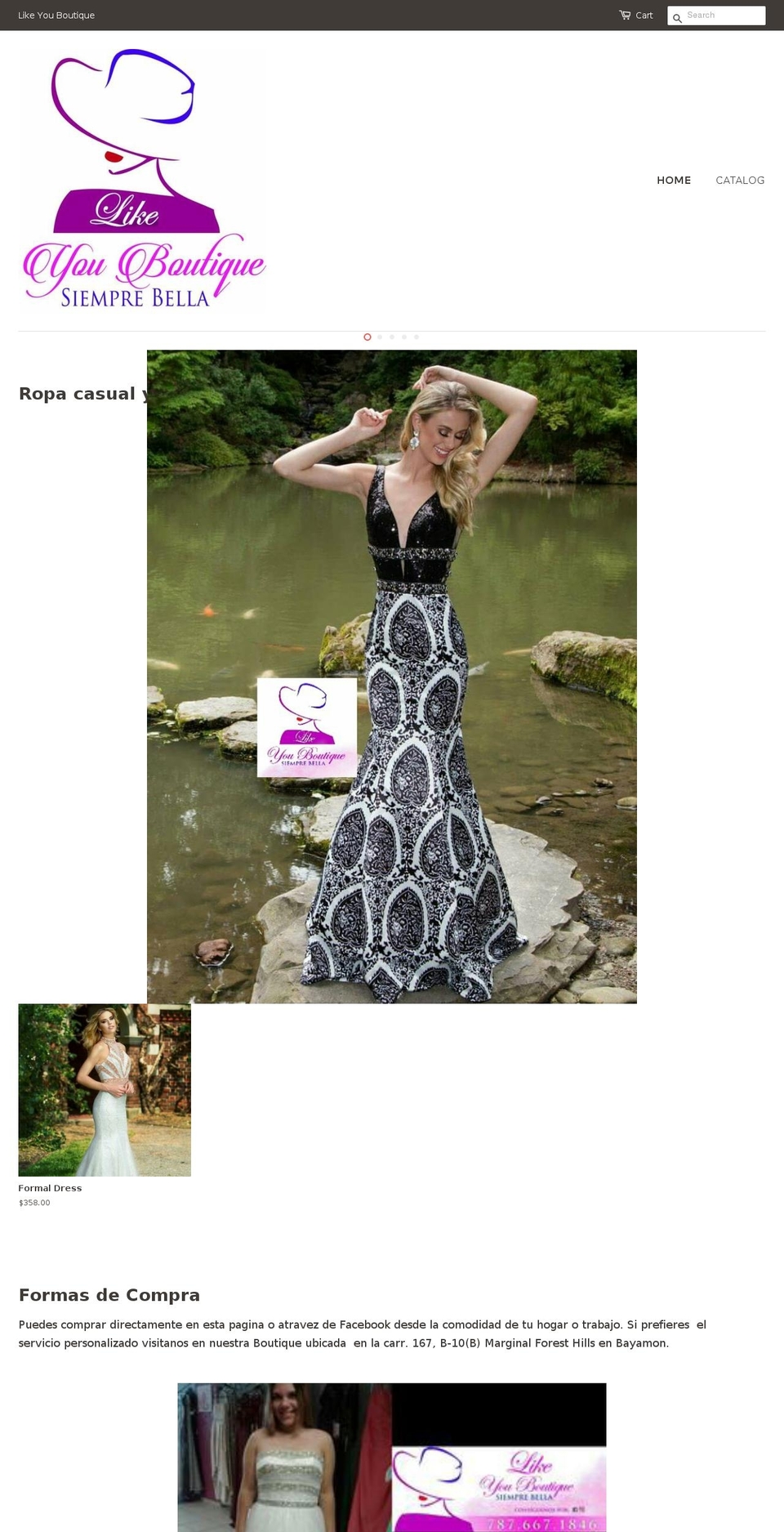 likeyouboutique.com shopify website screenshot