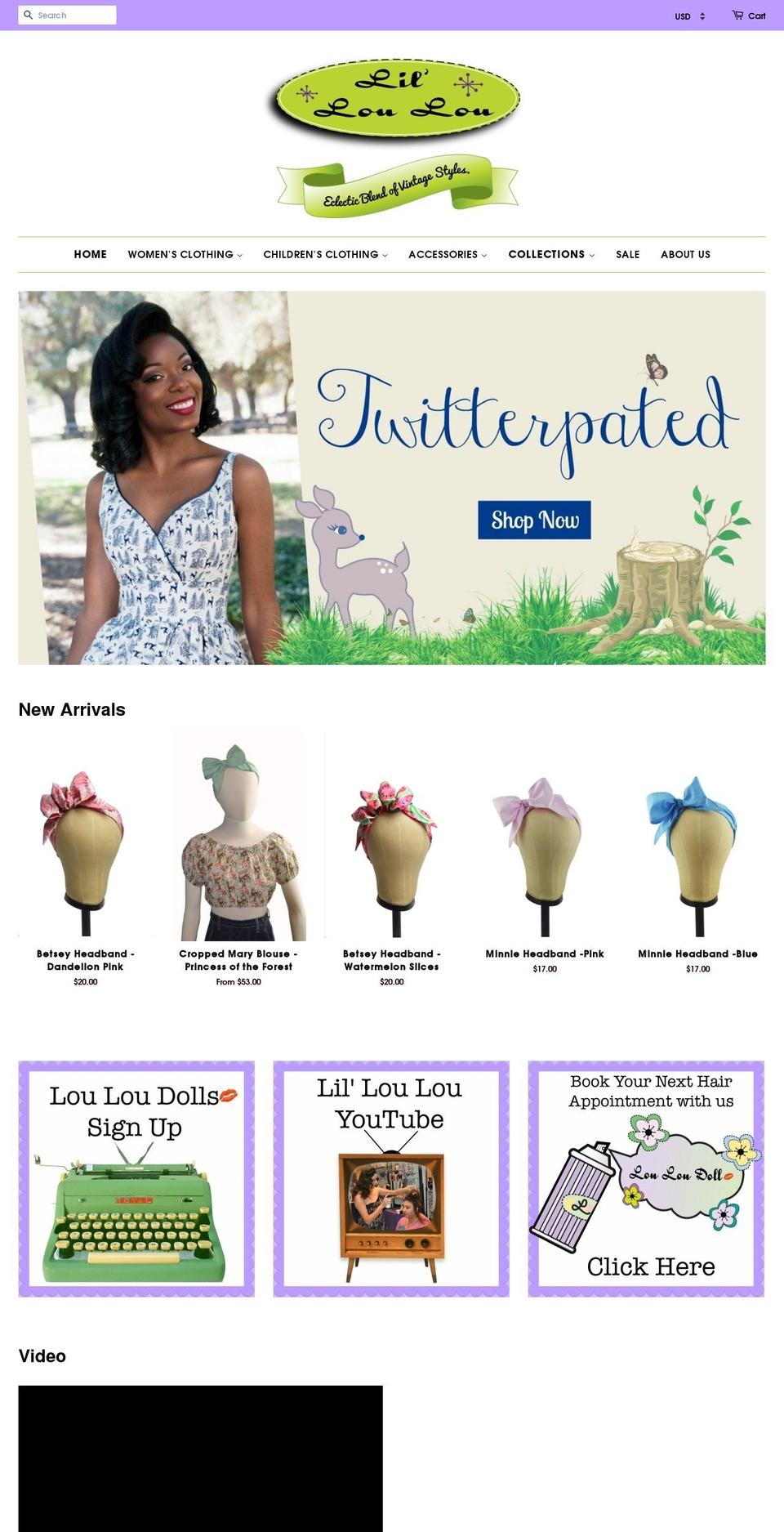 lil-lou-lou.com shopify website screenshot