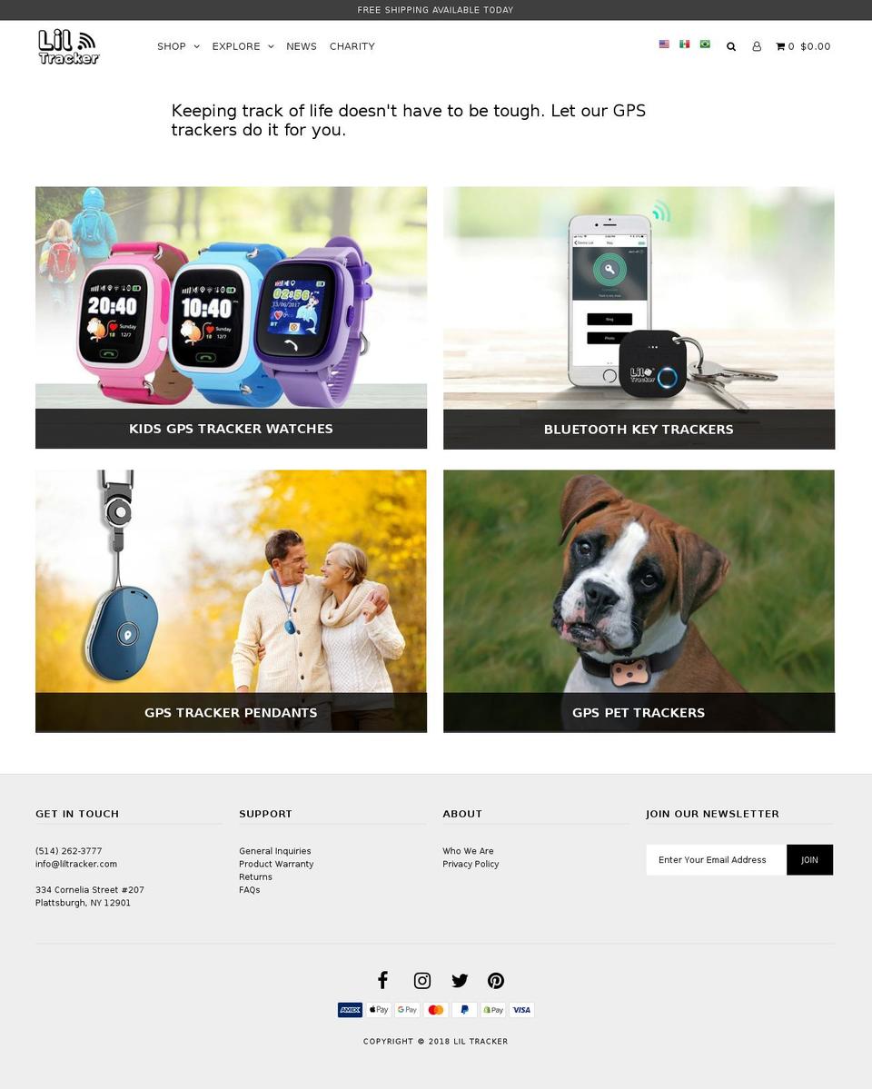 lil-tracker.com — Shopify storefront screenshot