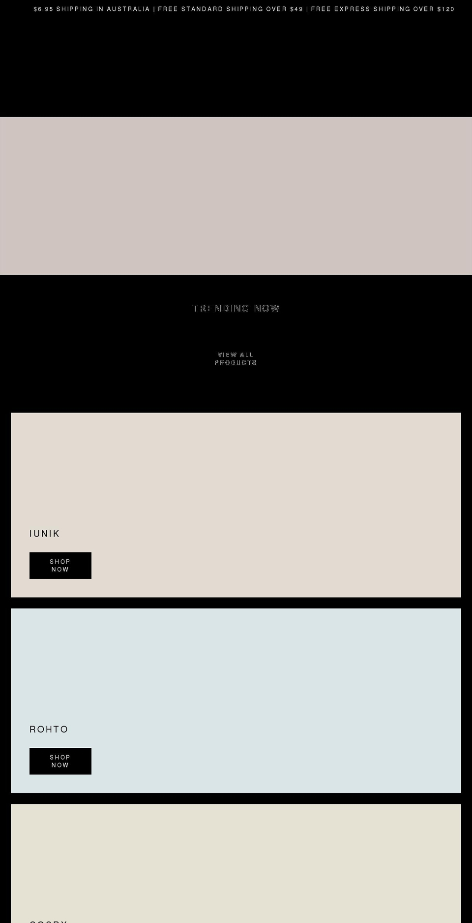 lilabeauty.com.au shopify website screenshot