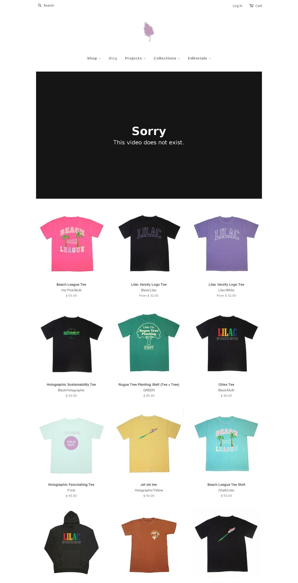 lilacco.com — Shopify storefront screenshot