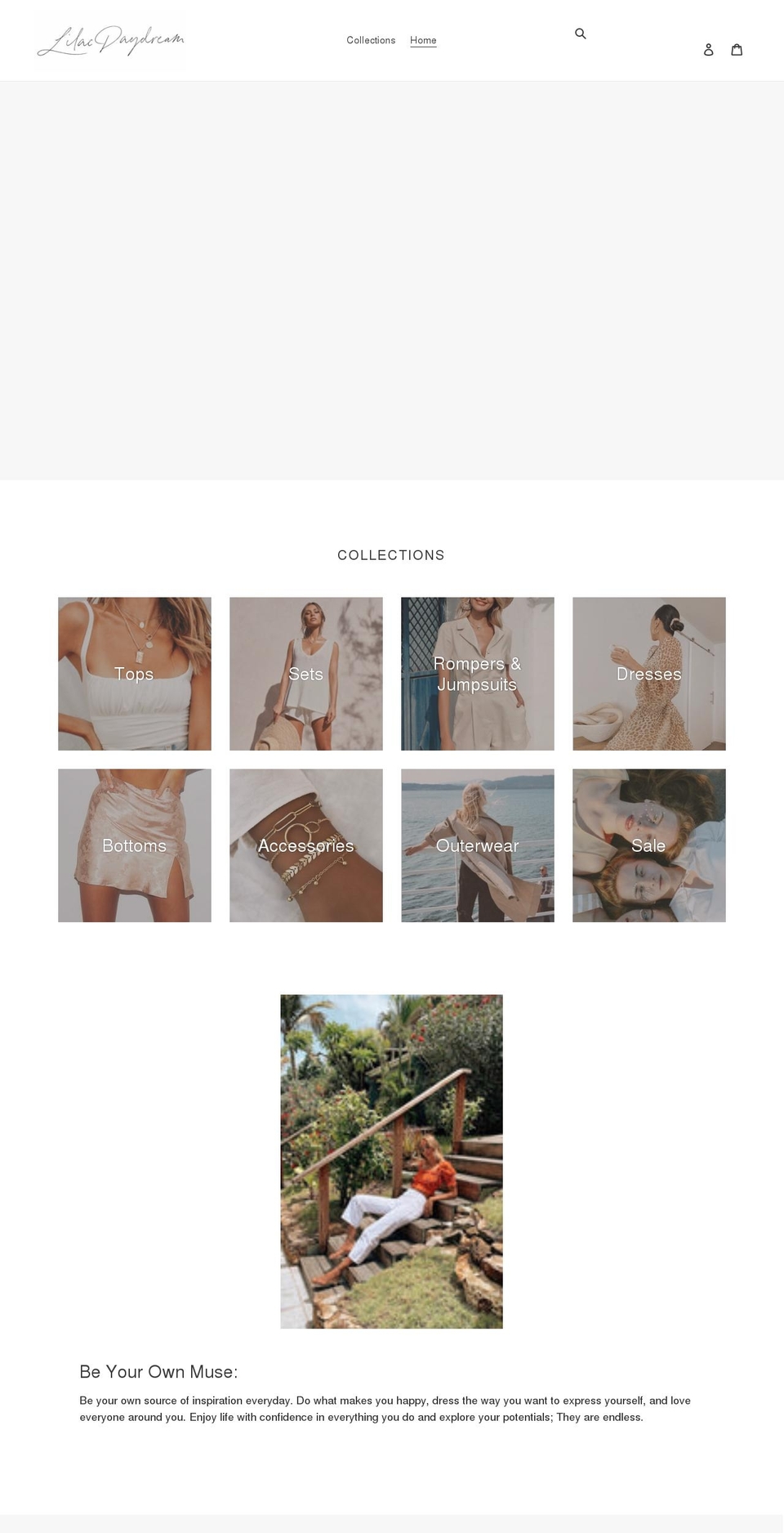 lilacdaydream.com shopify website screenshot