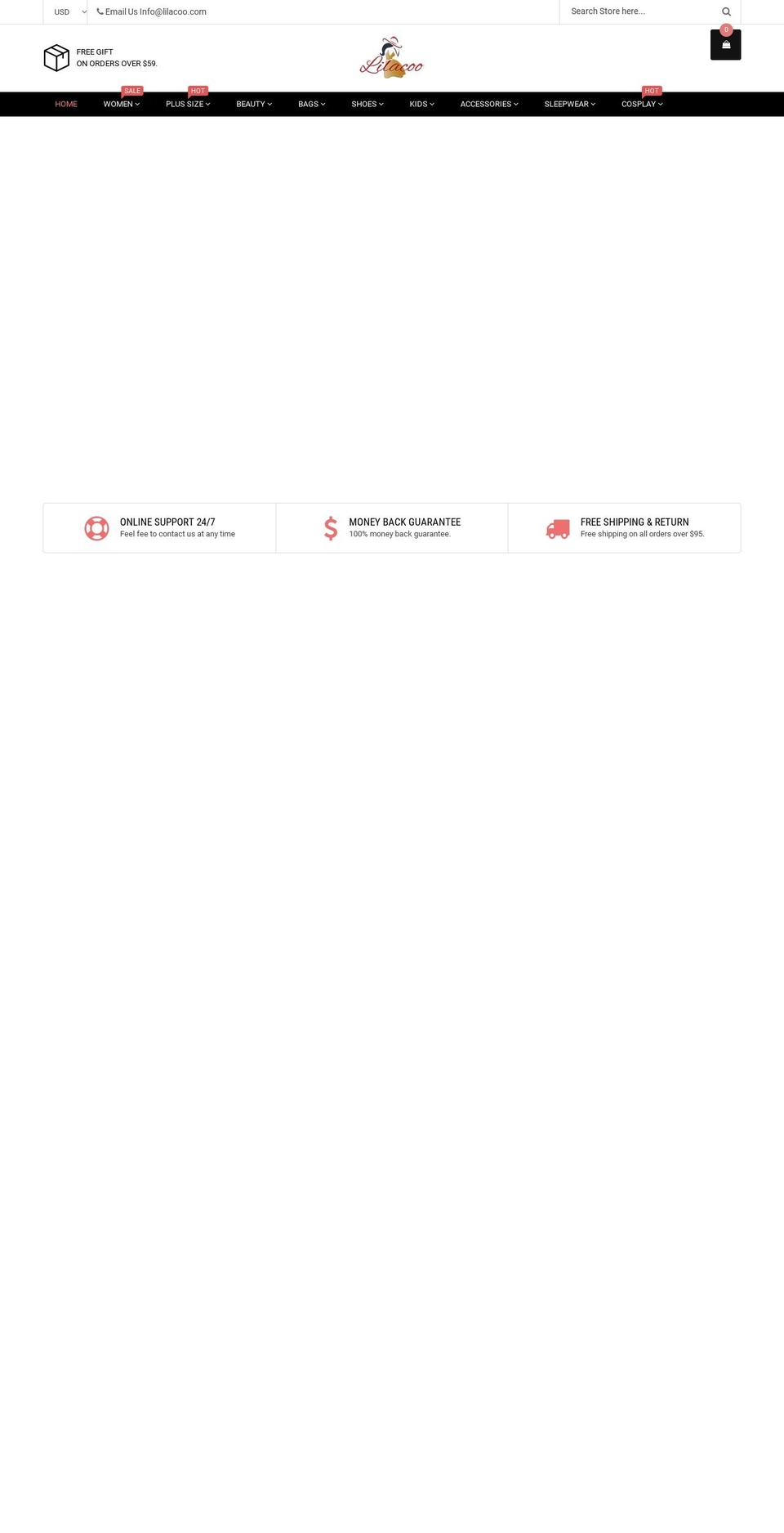 famiza-demo- Shopify theme site example lilacoo.com