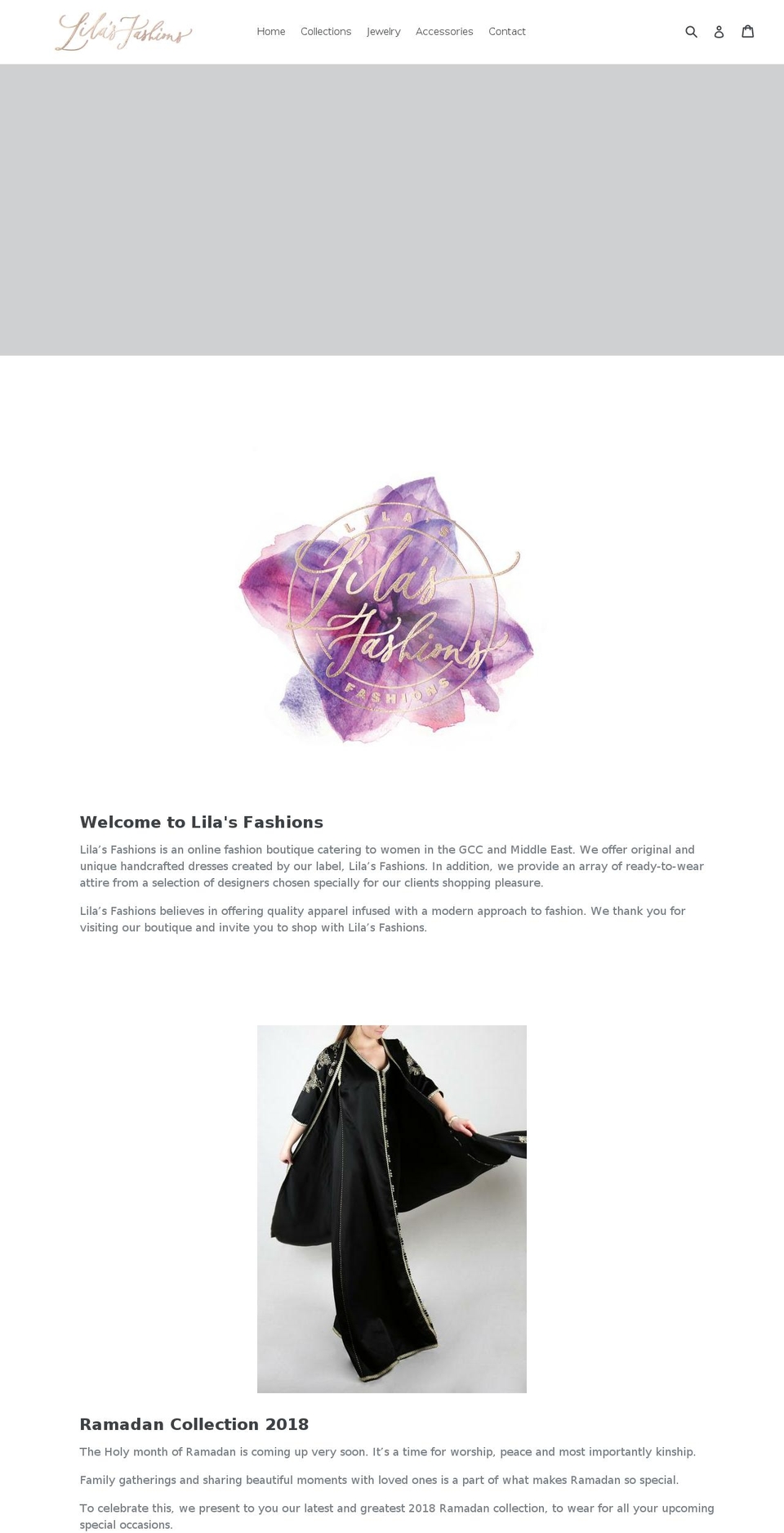 lilasfashions.com — Shopify storefront screenshot