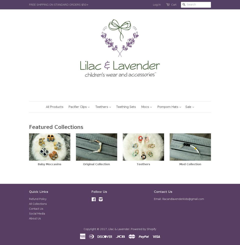 lilavkids.com shopify website screenshot