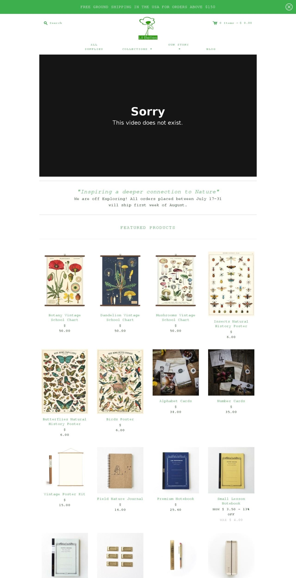 lilbellies.com shopify website screenshot