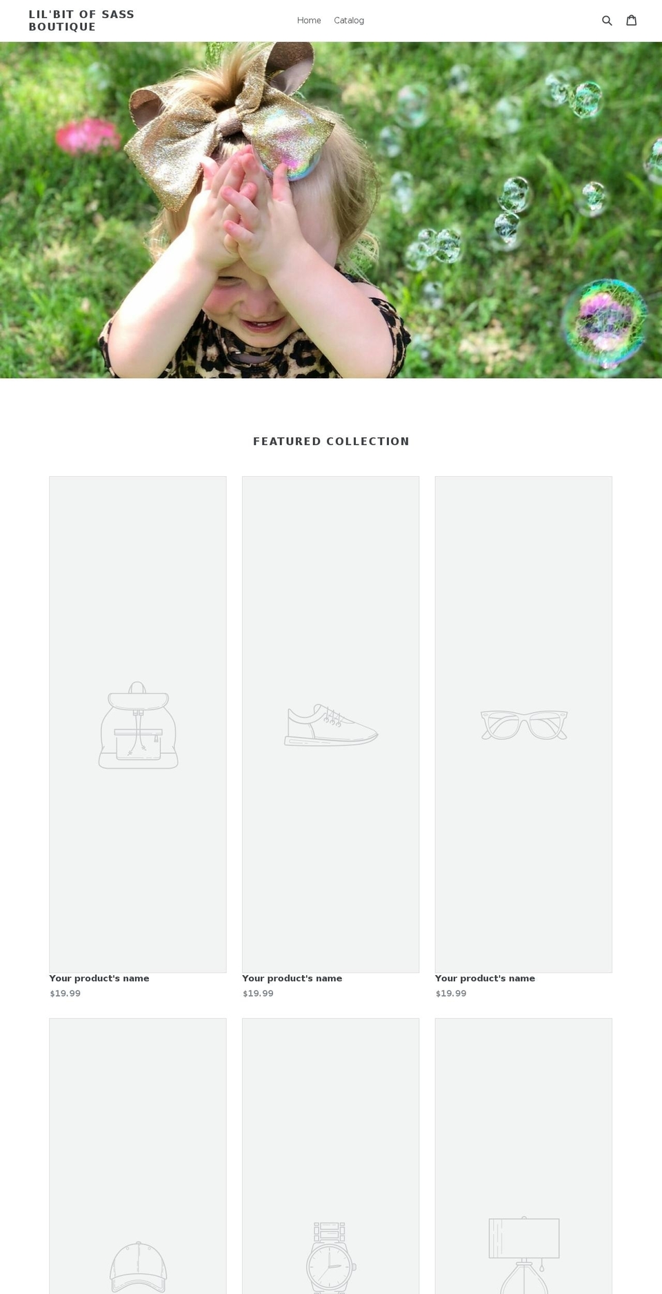lilbitofsassboutique.com — Shopify storefront screenshot