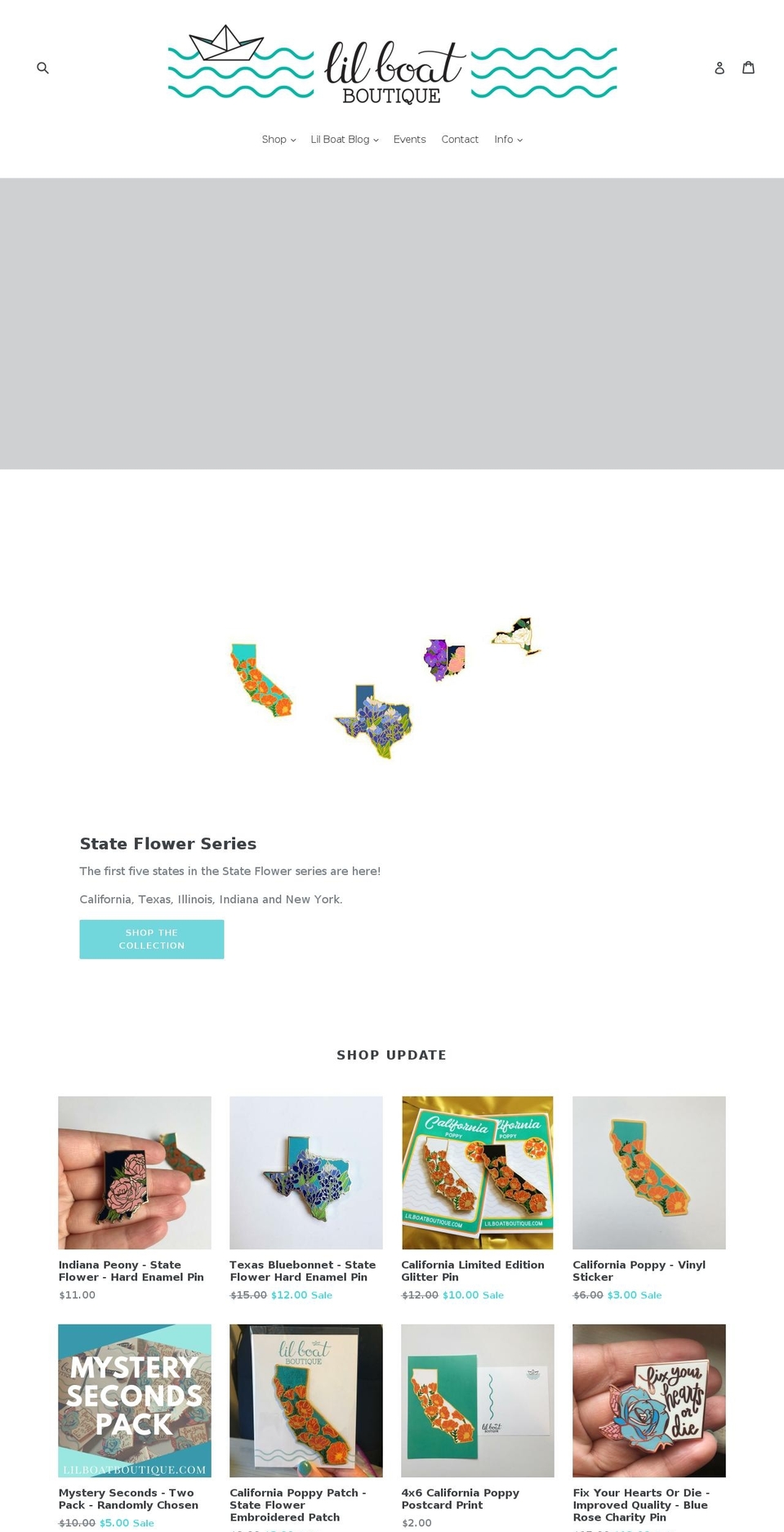 lilboatboutique.com shopify website screenshot