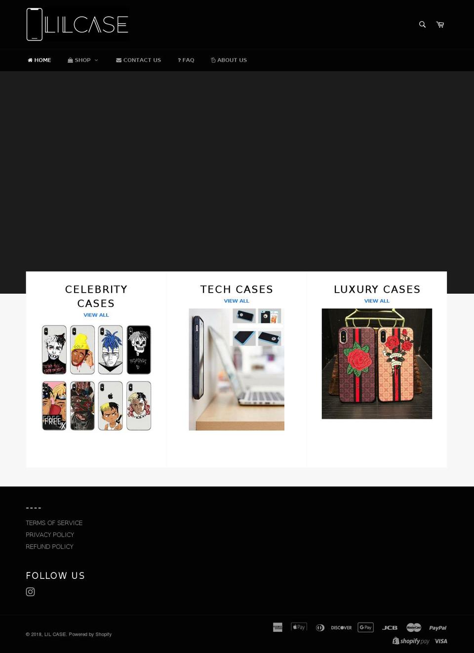 lilcase.com — Shopify storefront screenshot