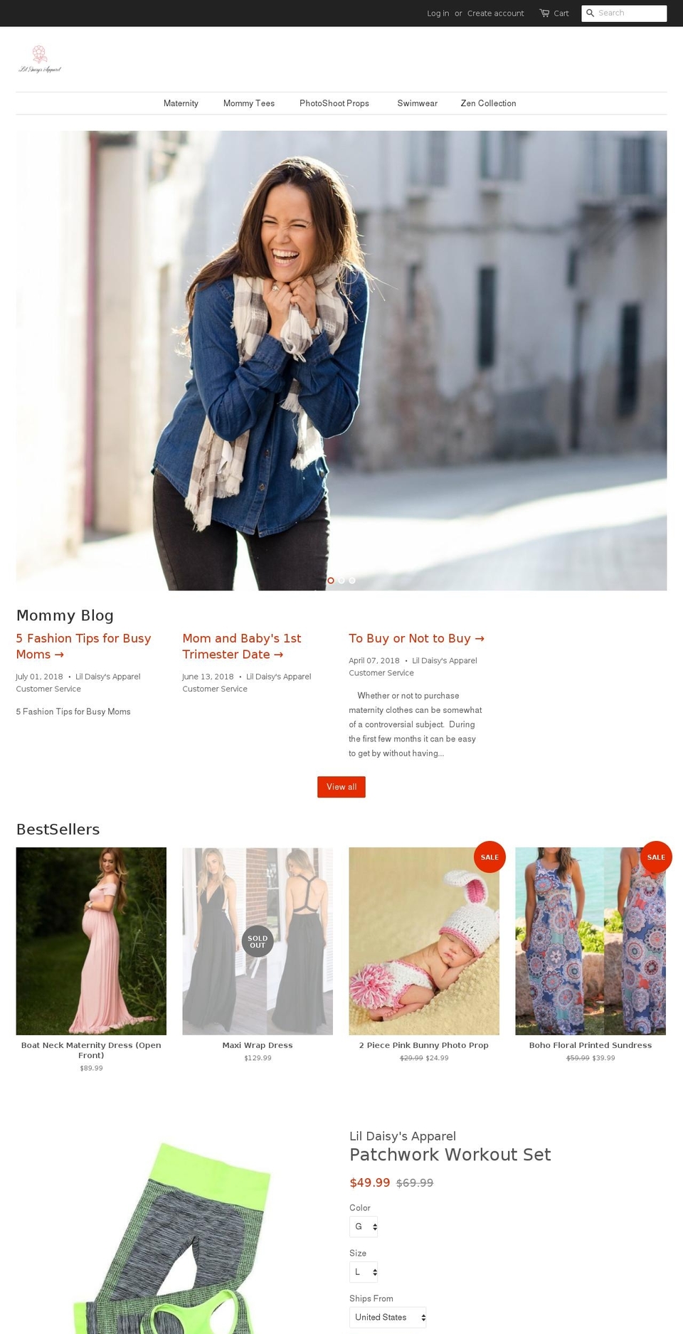 lildaisys.com — Shopify storefront screenshot