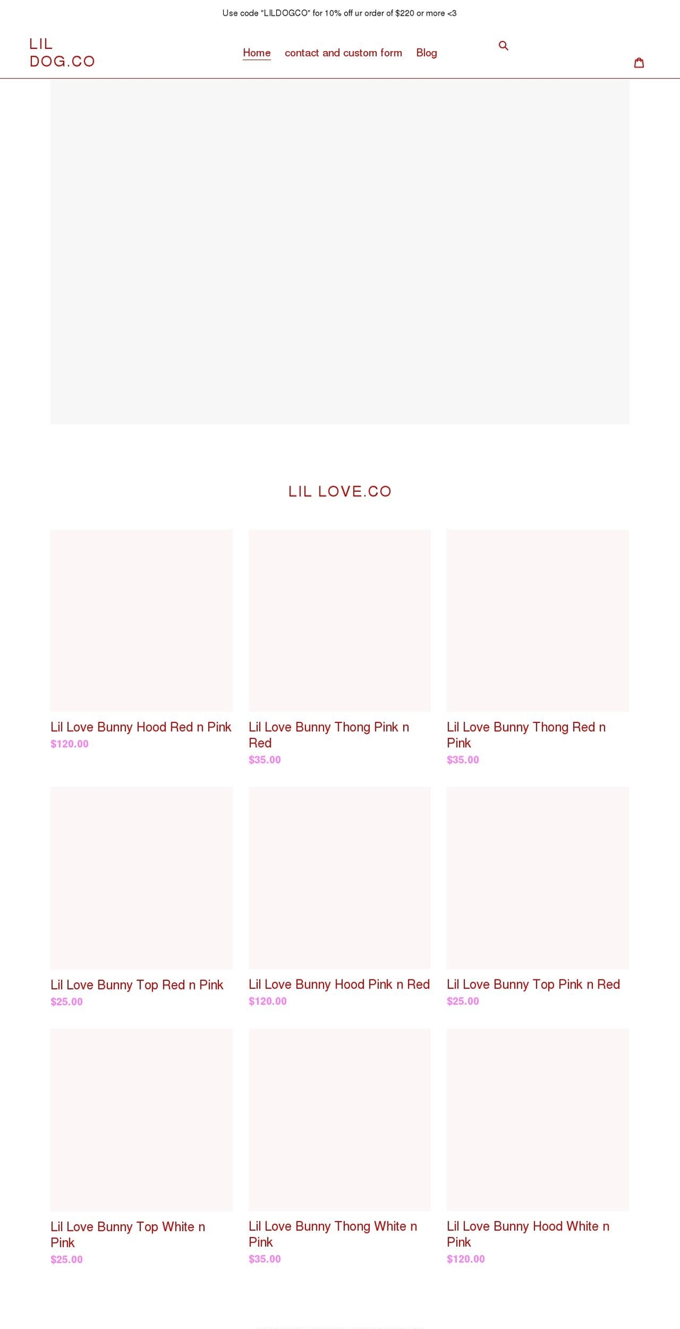 lildogco.com shopify website screenshot