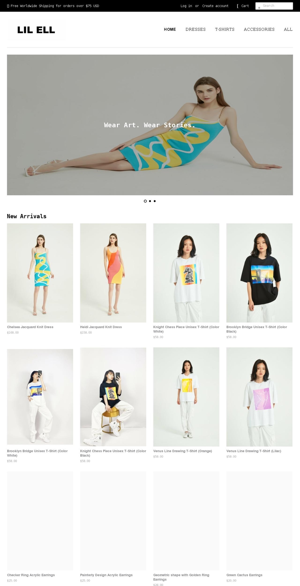 lilell.com shopify website screenshot