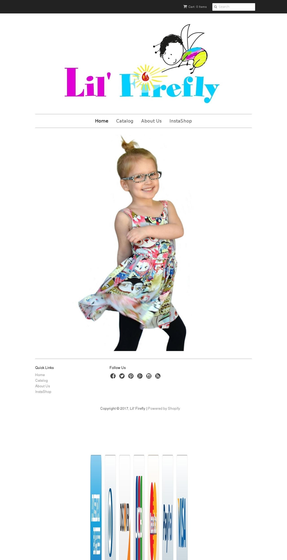 lilfirefly.com shopify website screenshot
