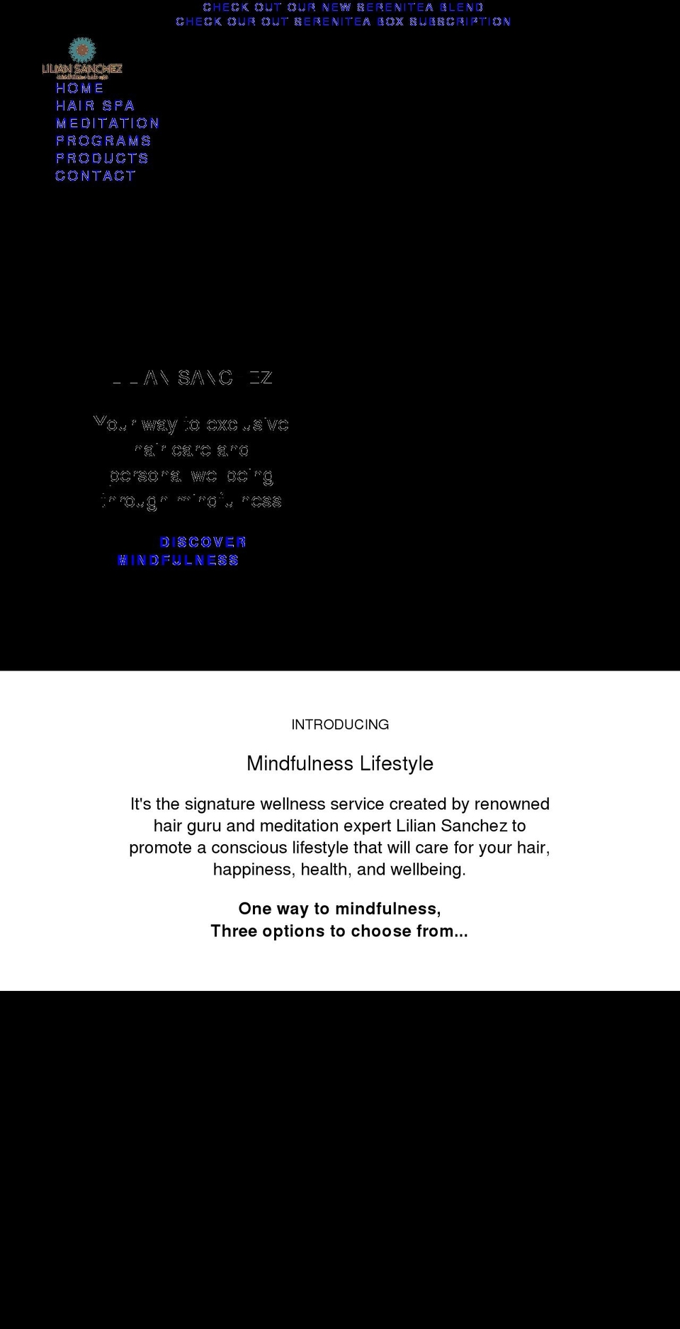 liliansanchez.com shopify website screenshot