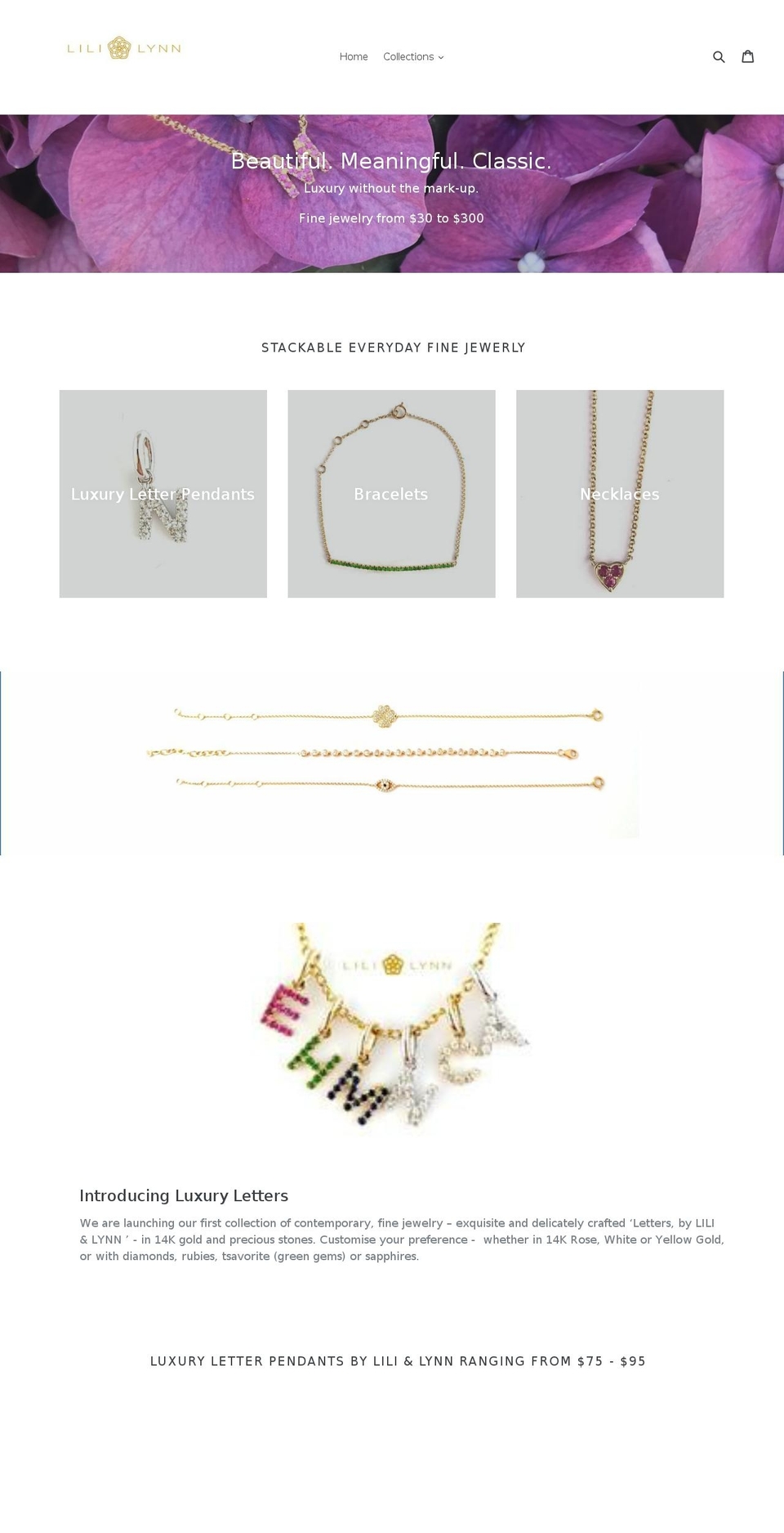 lililynn.com shopify website screenshot