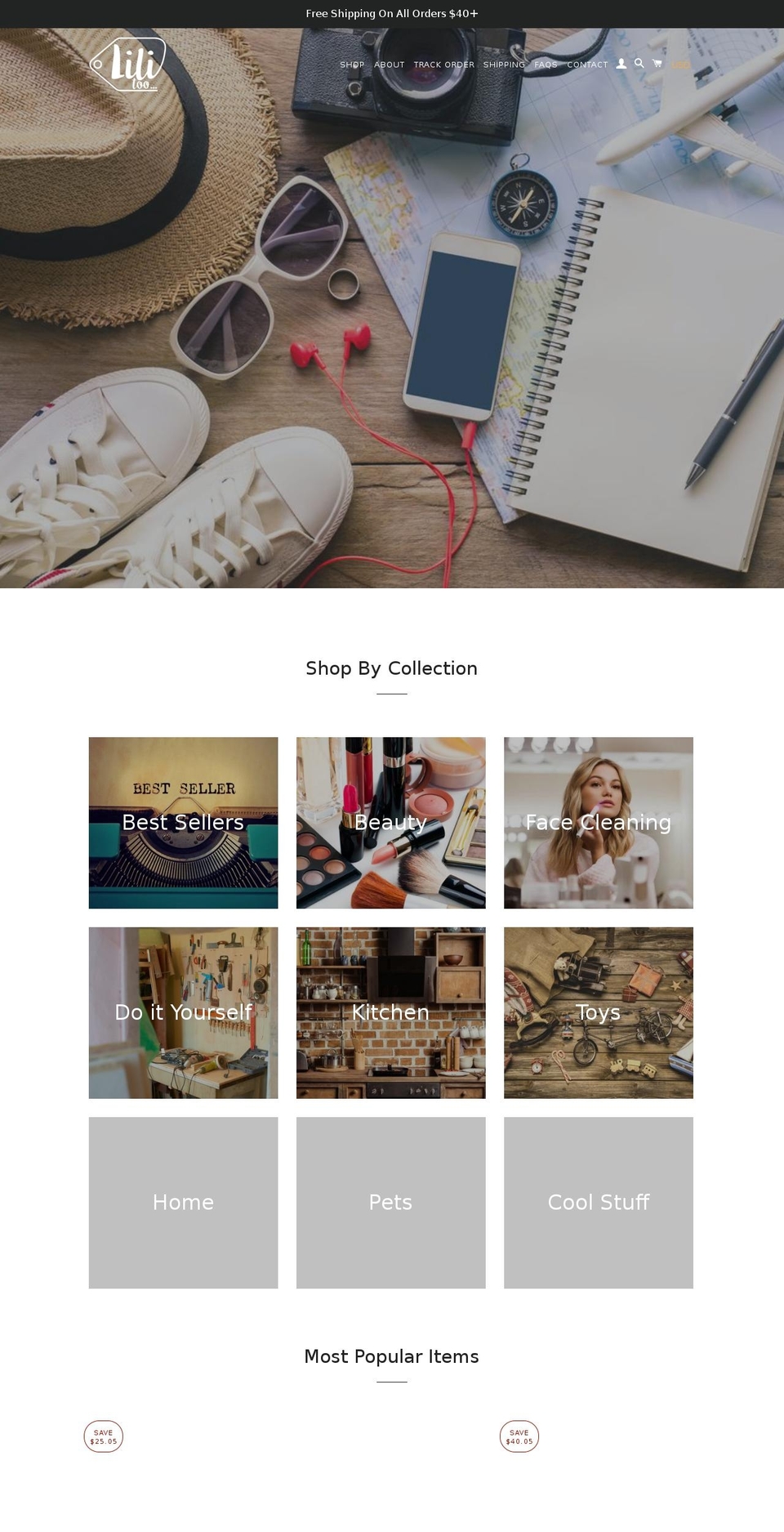 lilitoo.com — Shopify storefront screenshot