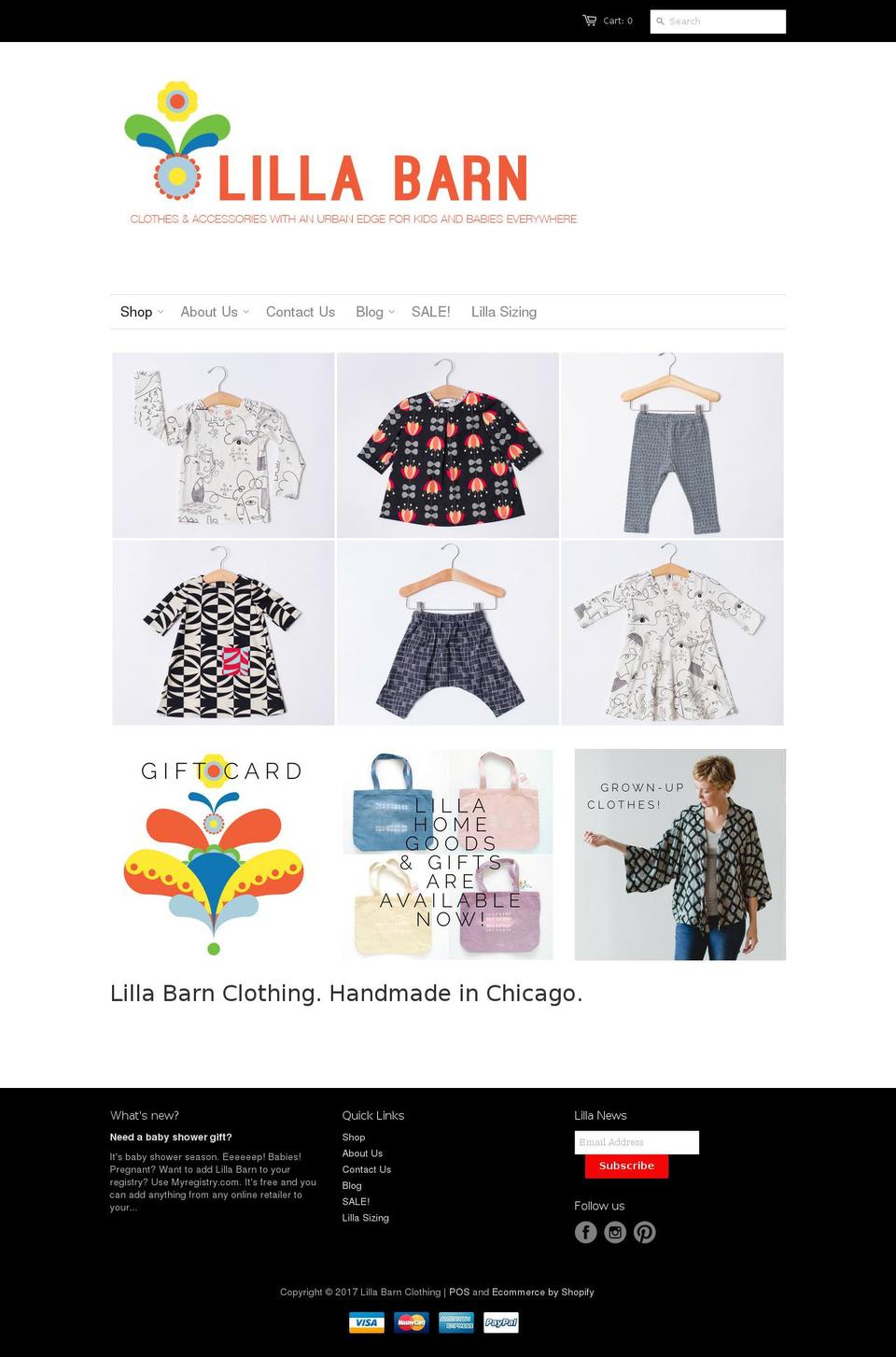 lillabarn.com shopify website screenshot