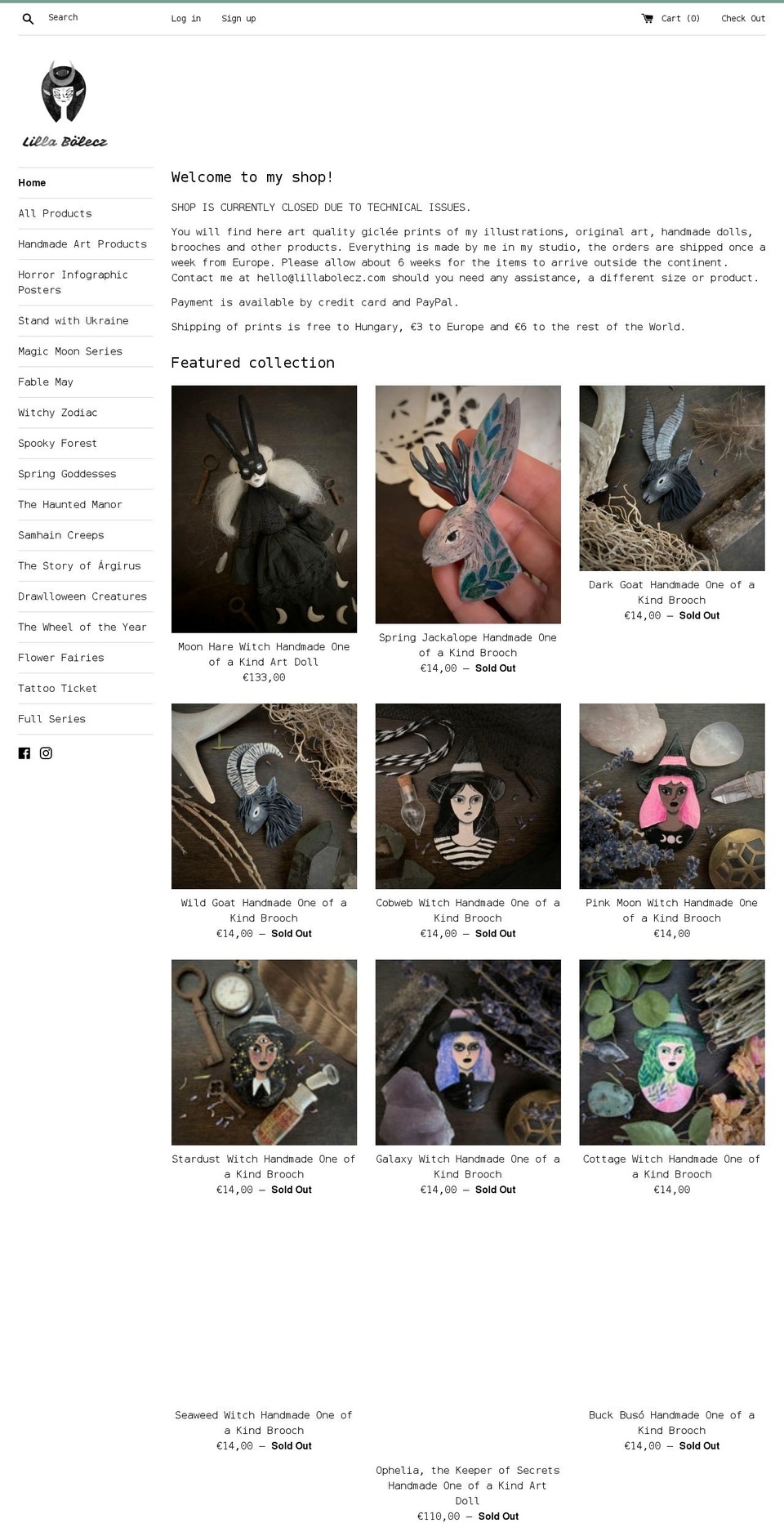 lillabolecz-com.myshopify.com shopify website screenshot