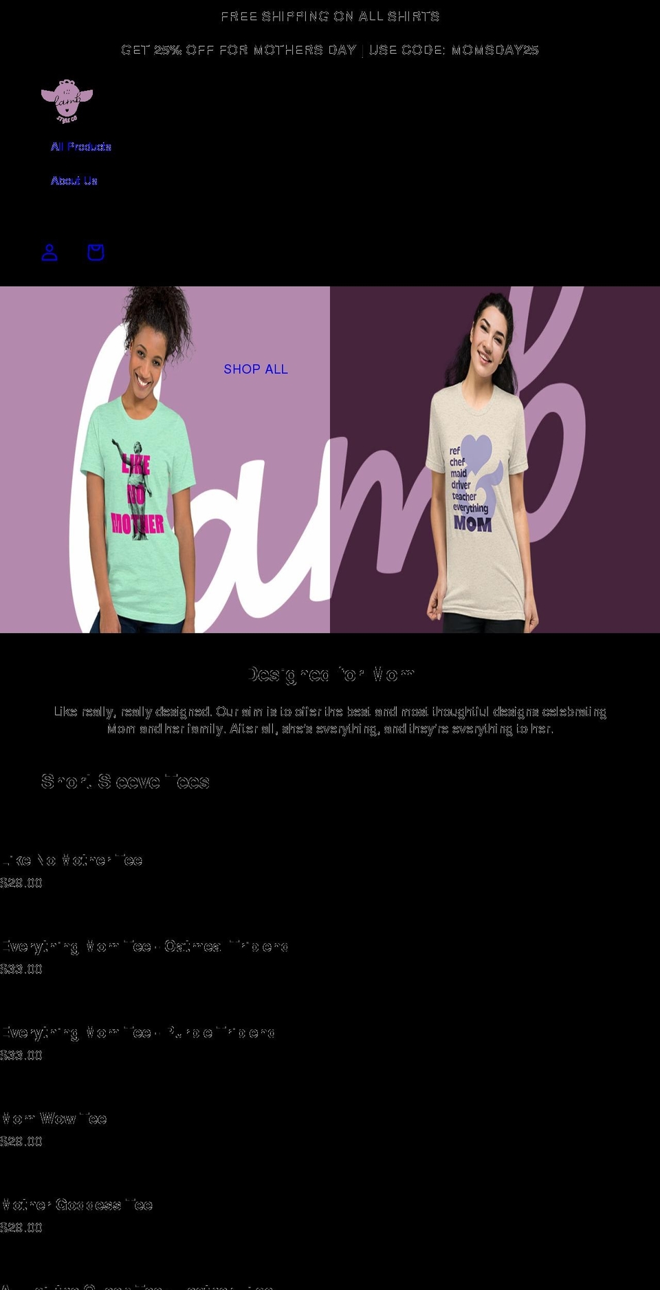 lillambstyle.com shopify website screenshot