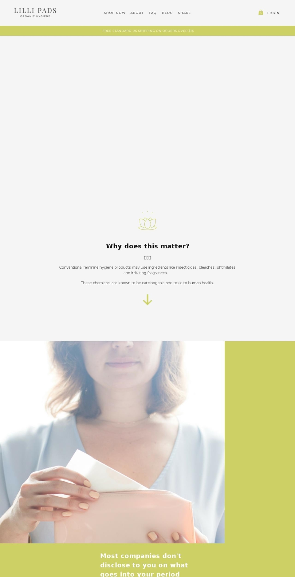 lilli-pads.com — Shopify storefront screenshot