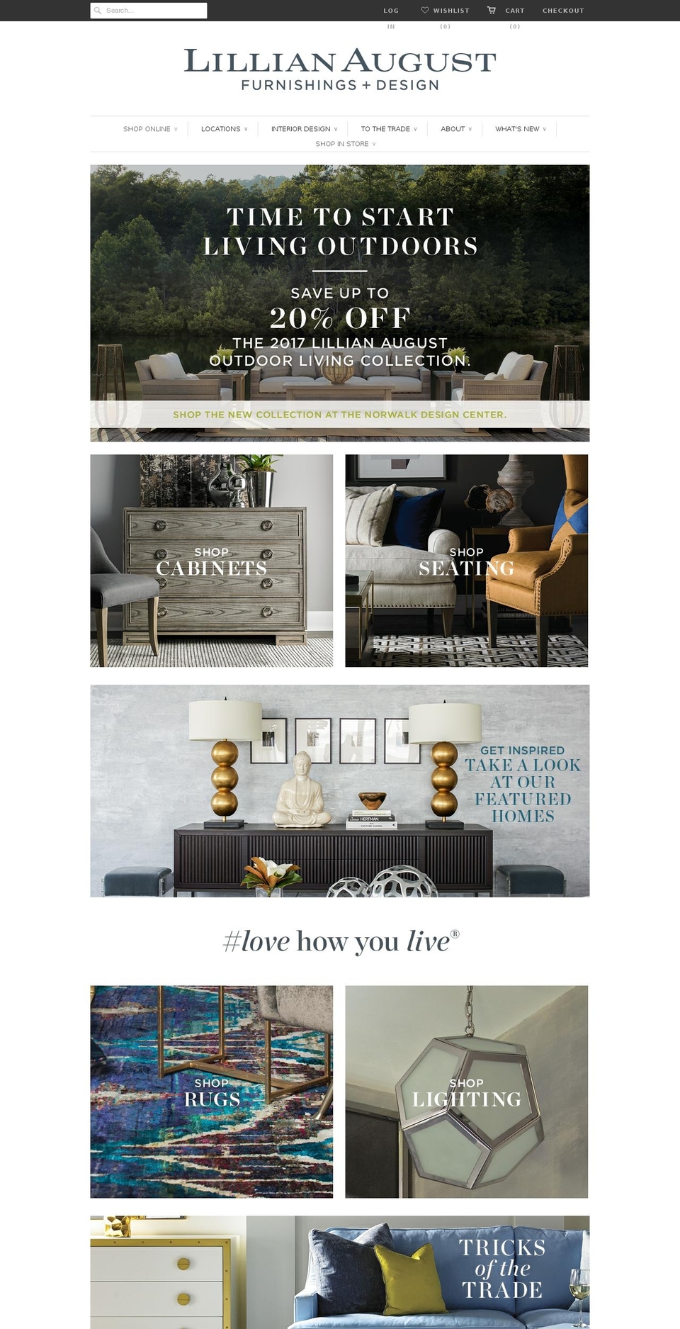 lillianaugust.com shopify website screenshot