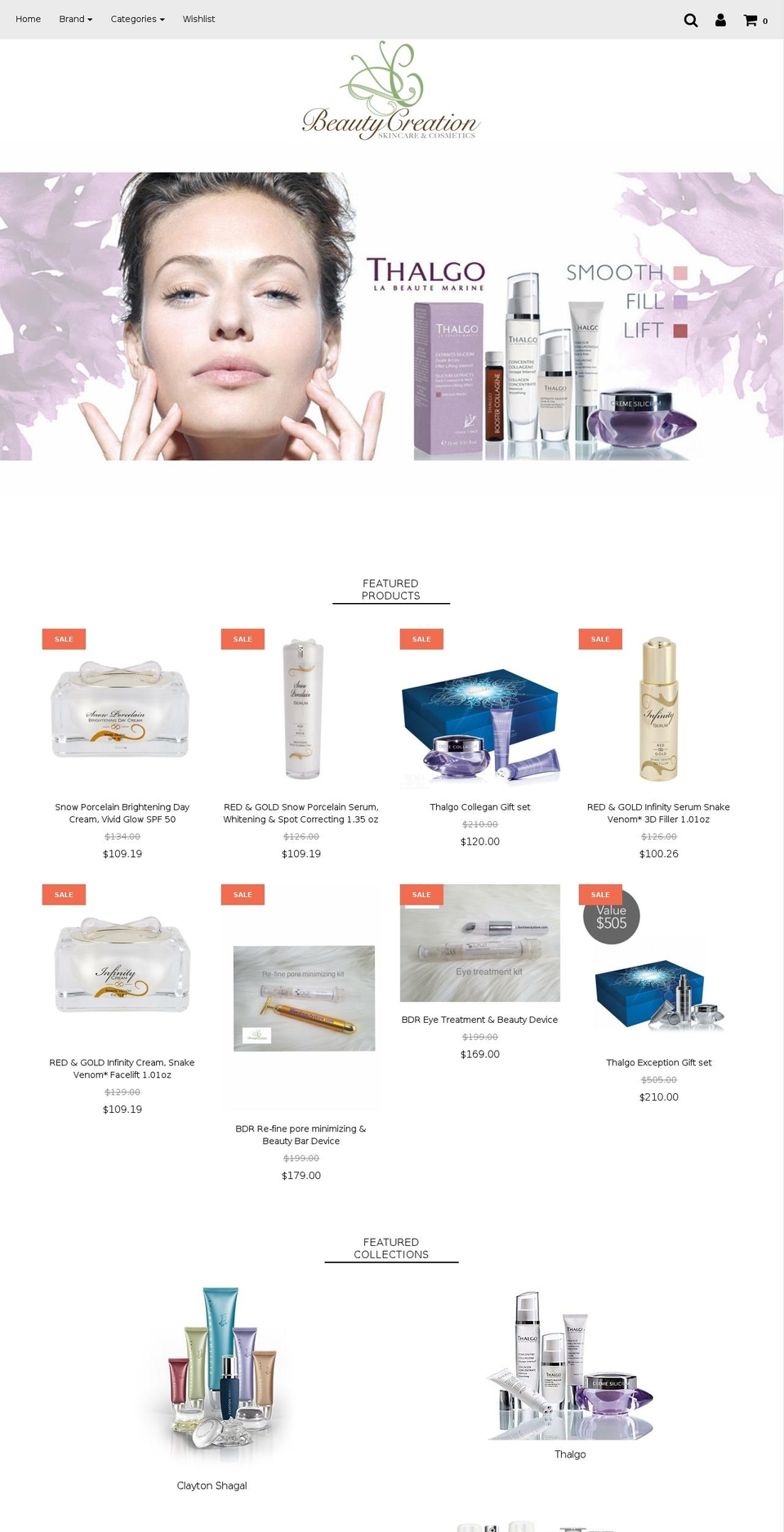 lillianbeautystore.com — Shopify storefront screenshot