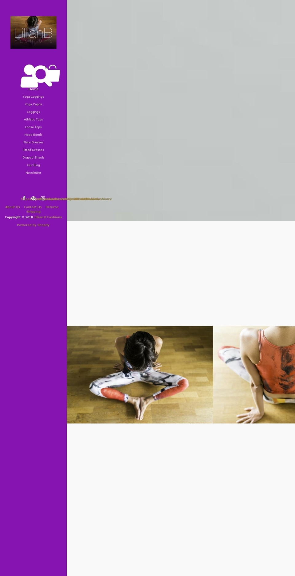 lillianbfashions.com — Shopify storefront screenshot