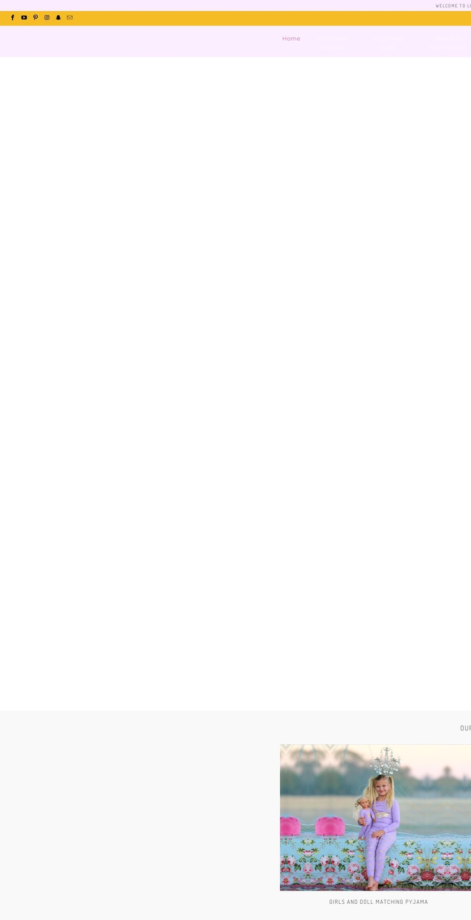 lilliandme.com shopify website screenshot